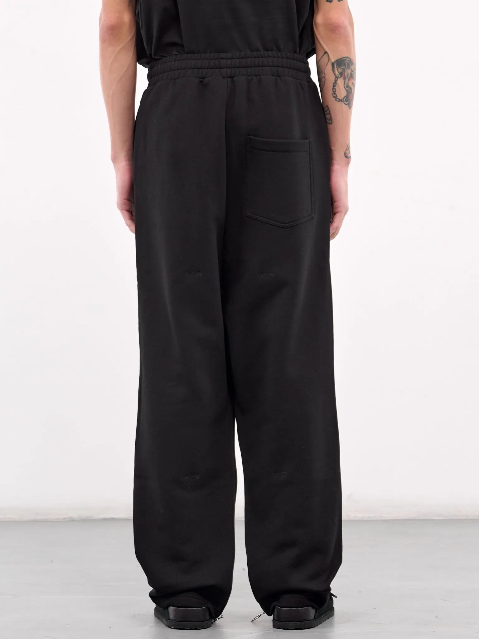 Wide Sweat Pants (U251-P022-C009-BLACK) sold by lorenzo product image thumbnail 3