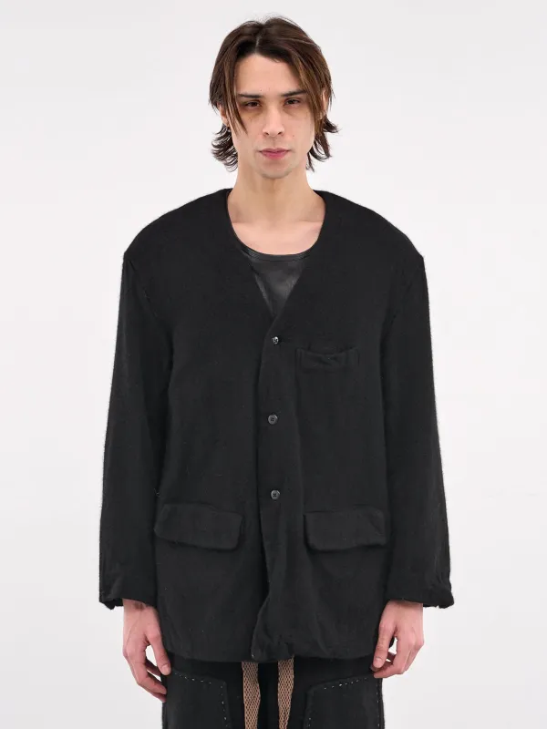 Casa Fulling Wool Jacket (K2412LJ142-BLACK) sold by lorenzo