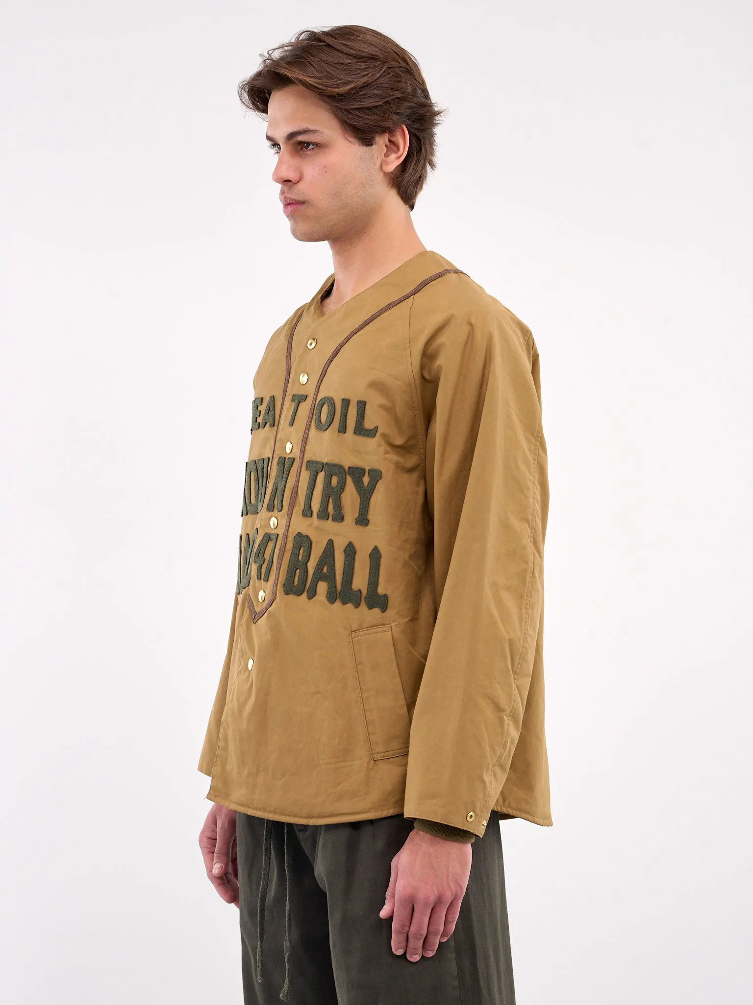 Baseball Blouson (K2409LJ027-BEIGE) sold by lorenzo product image thumbnail 2