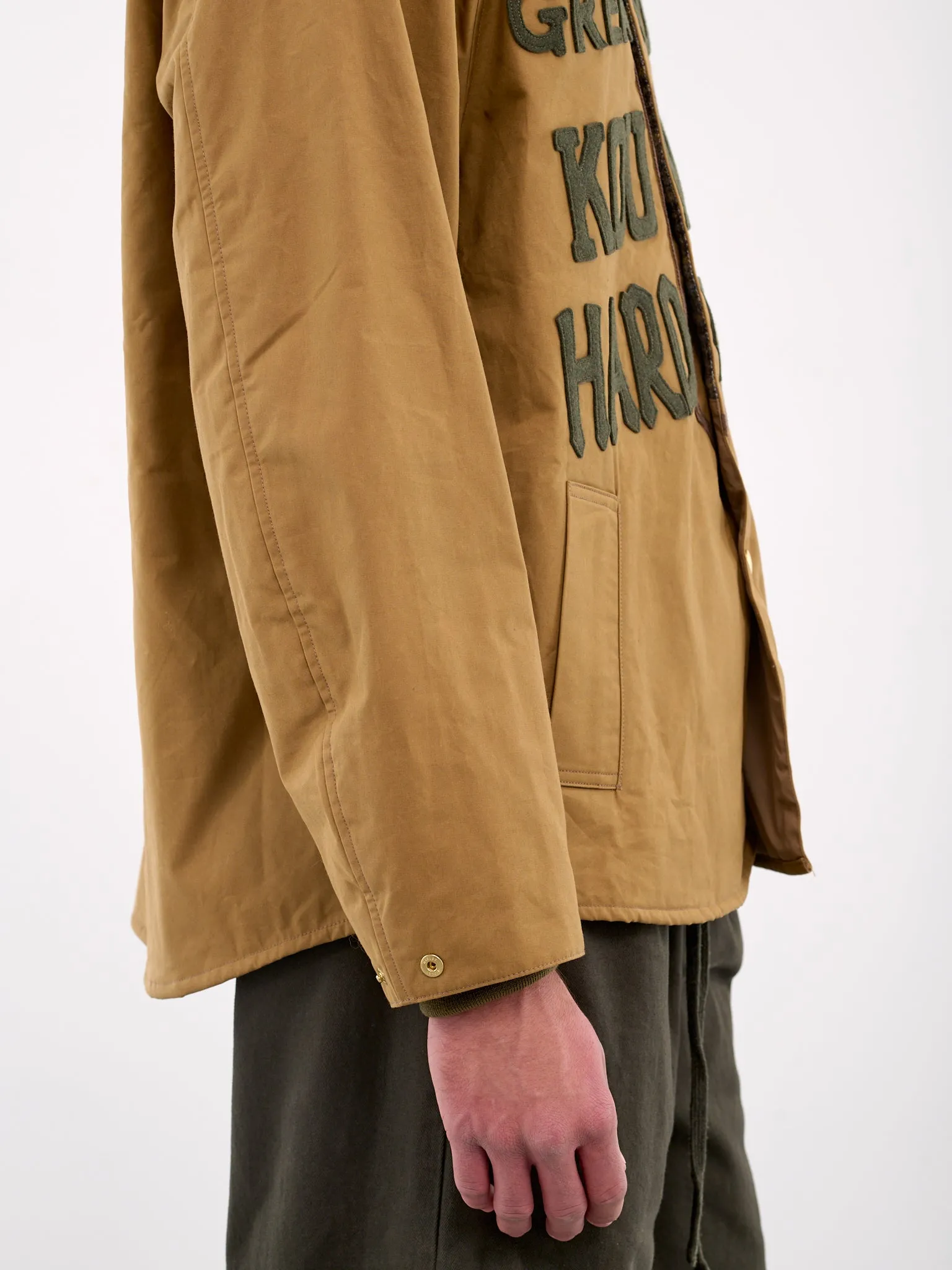 Baseball Blouson (K2409LJ027-BEIGE) sold by lorenzo product image thumbnail 4