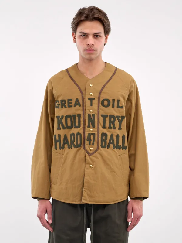Baseball Blouson (K2409LJ027-BEIGE) sold by lorenzo