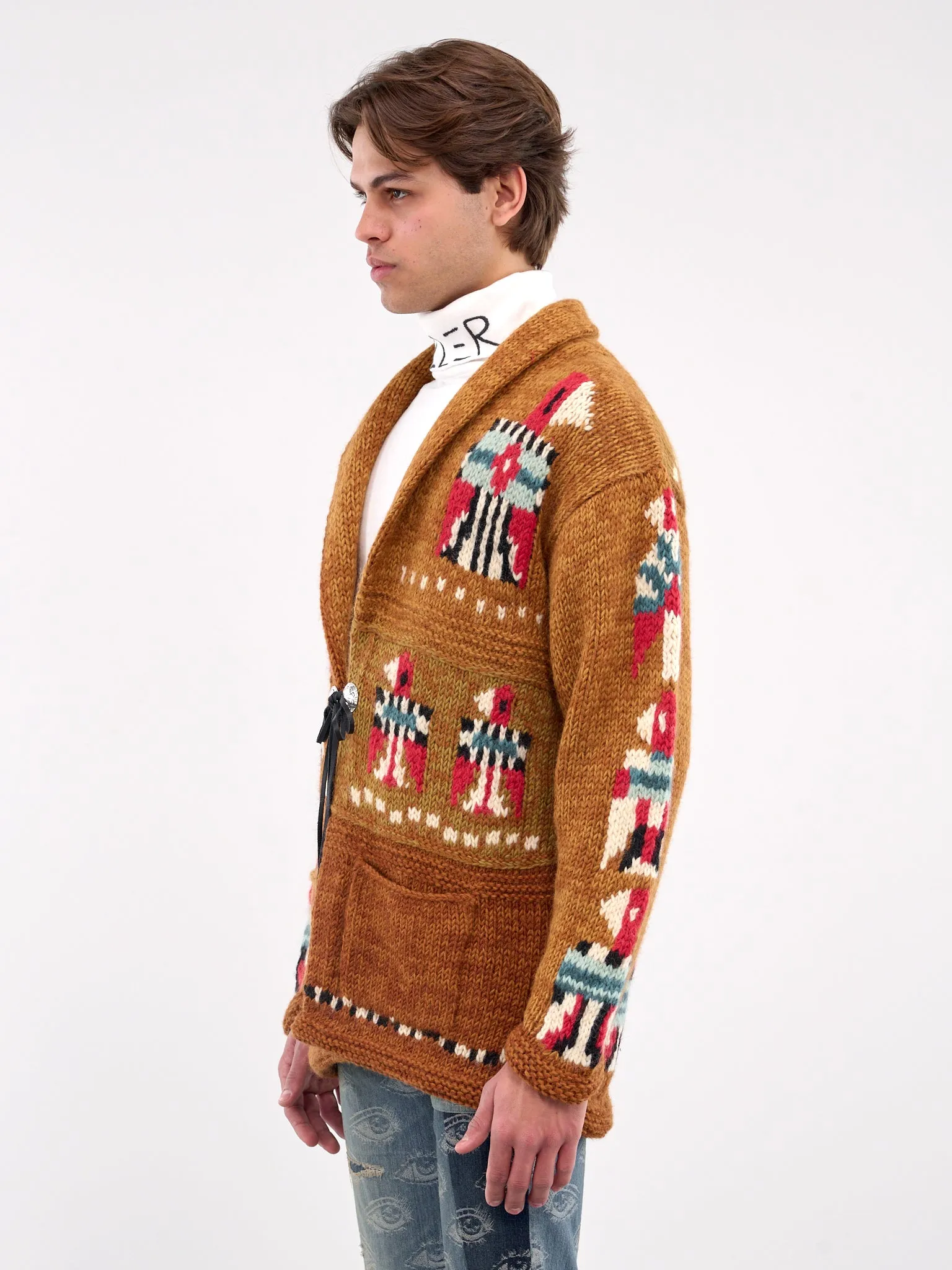 Santo Domingo Cowichan Cardigan (K2412KN152-GOLD) sold by lorenzo product image thumbnail 2