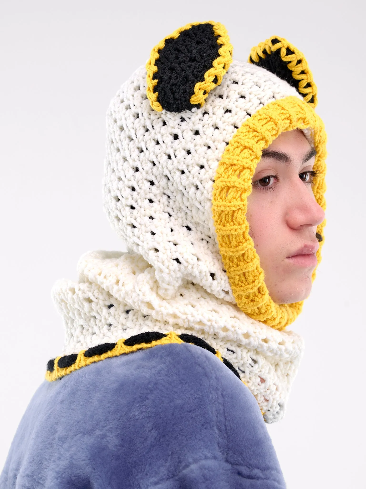 Donkey Ear Balaclava Beanie (ACZC00620Q0-UFWH26-LILY-WHITE) sold by lorenzo product image thumbnail 3