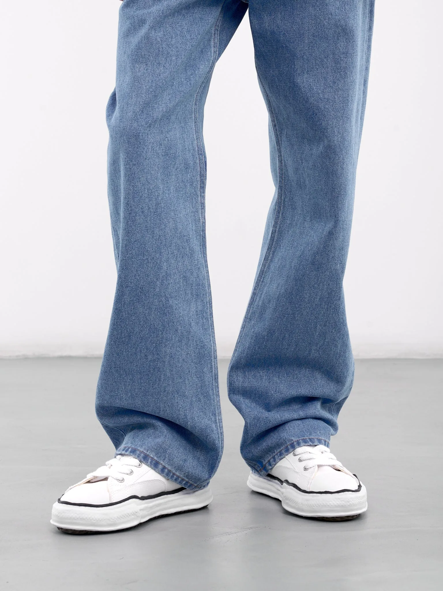Wide Leg Denim Jeans (PUJU0021A2-USCW91-BLUE) sold by lorenzo product image thumbnail 5