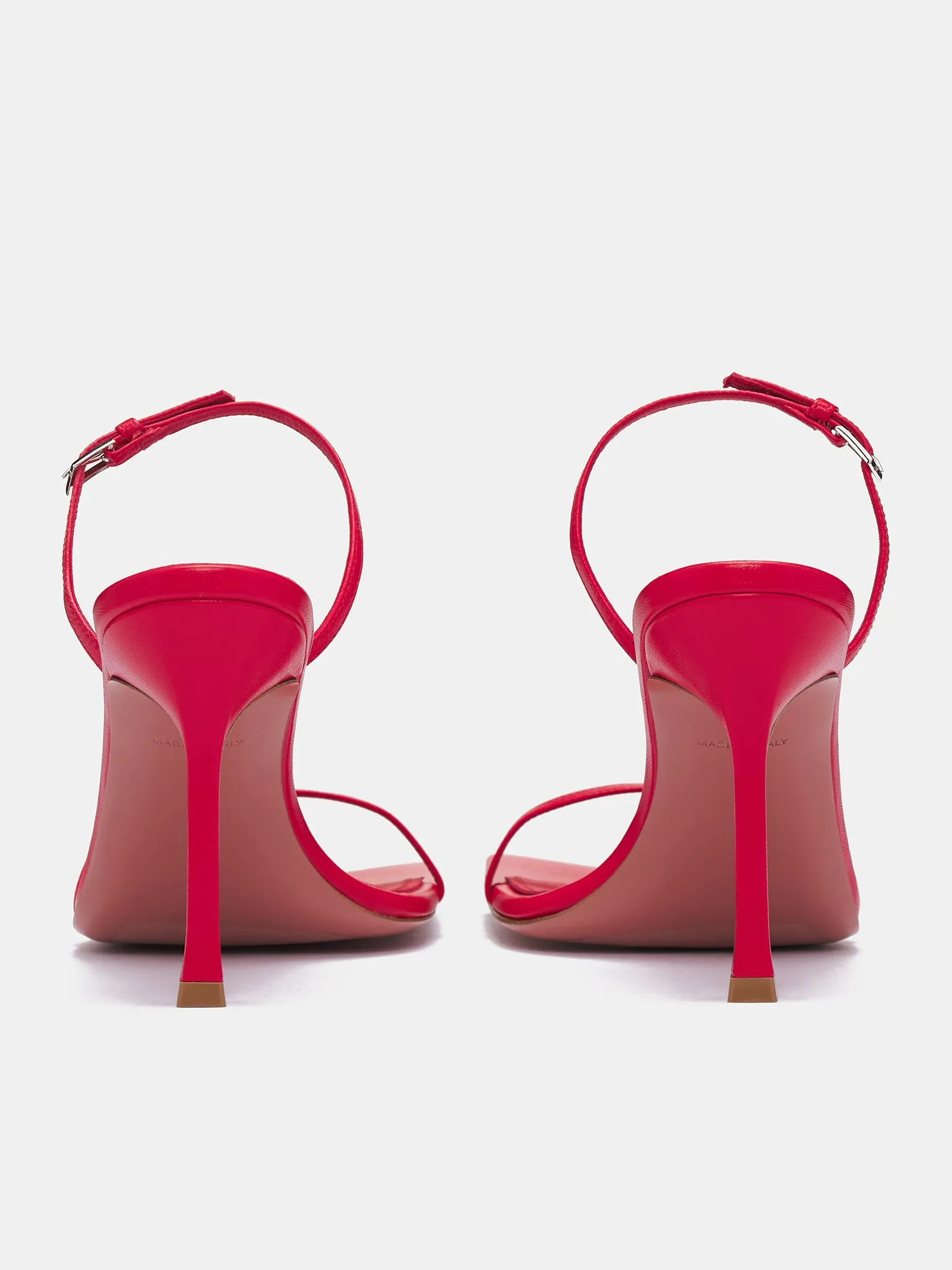 Maya Slingback Heels (MAYA-NAPPA-RED-SILVER) sold by lorenzo product image thumbnail 4