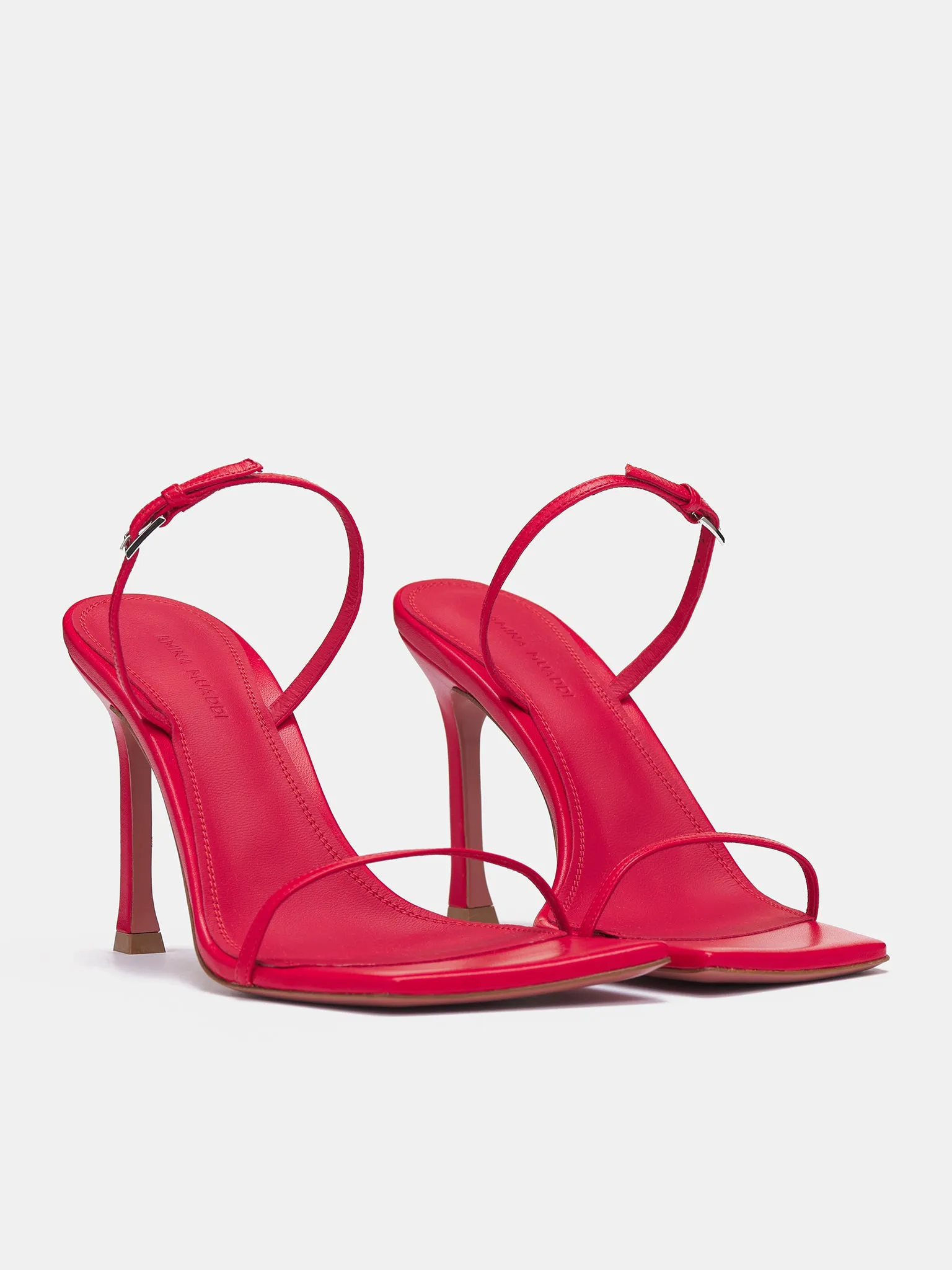 Maya Slingback Heels (MAYA-NAPPA-RED-SILVER) sold by lorenzo product image thumbnail 2
