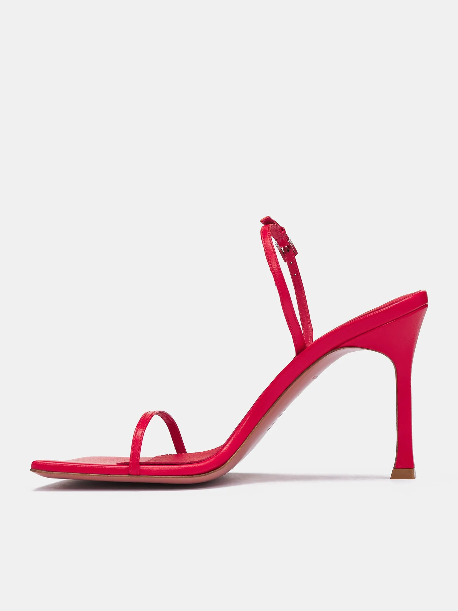 Maya Slingback Heels (MAYA-NAPPA-RED-SILVER) sold by lorenzo product image thumbnail 3
