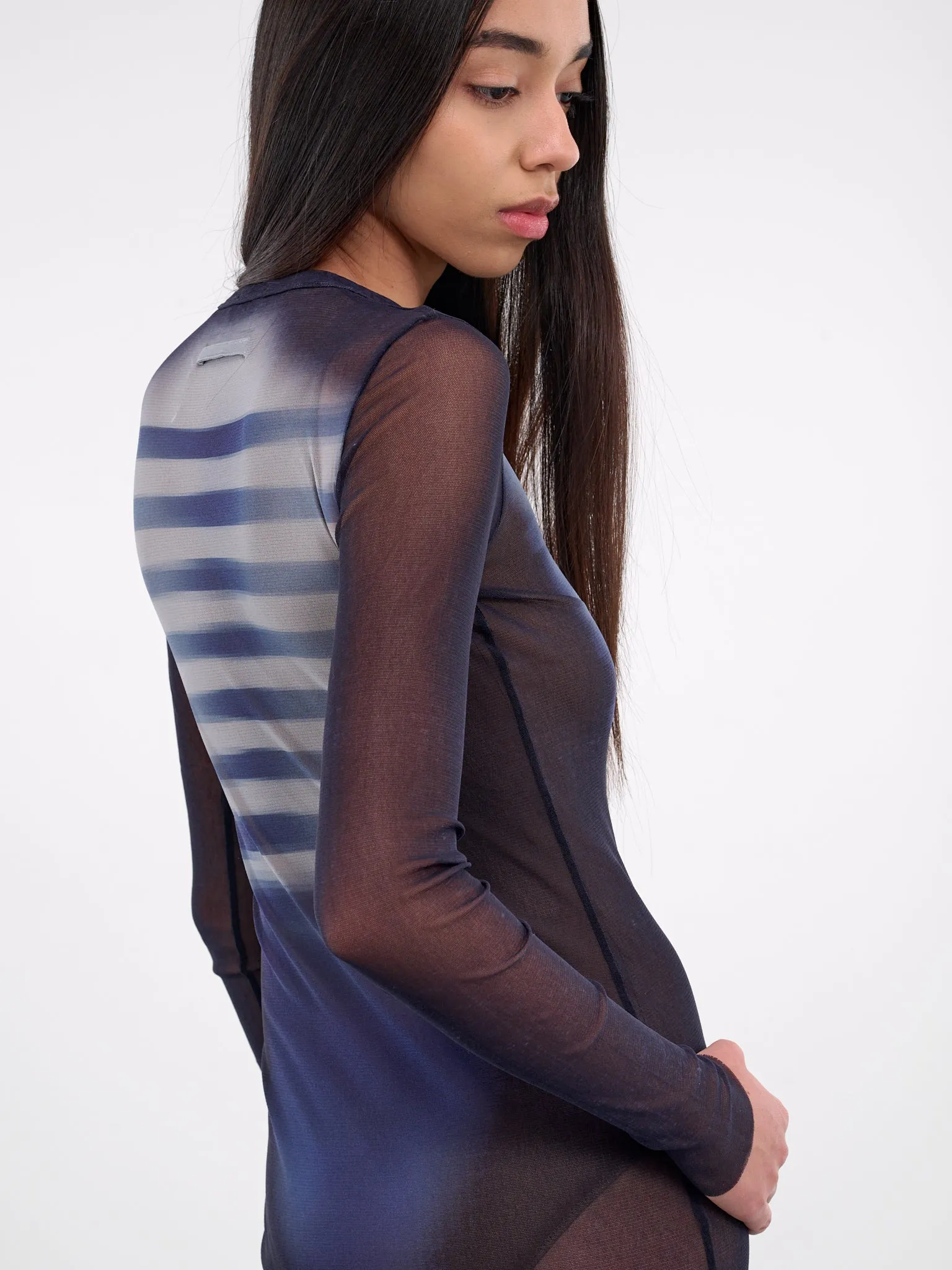 Mesh Maxi Dress (25-33F-RO366-T576-MULTI) sold by lorenzo product image thumbnail 5