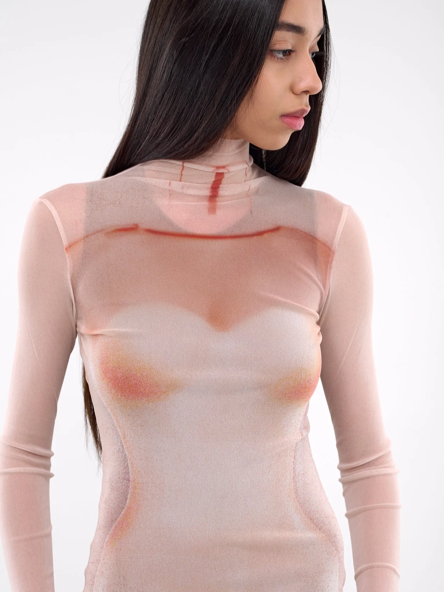 The “Le Classique” Long Dress (25-33-F-RO368-T577-PINK) sold by lorenzo product image thumbnail 5