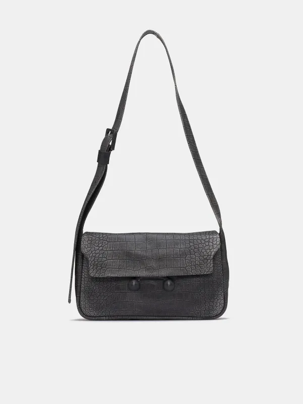 Crocodile Print Bag (SBMP0213U1-P8035-GREY) sold by lorenzo