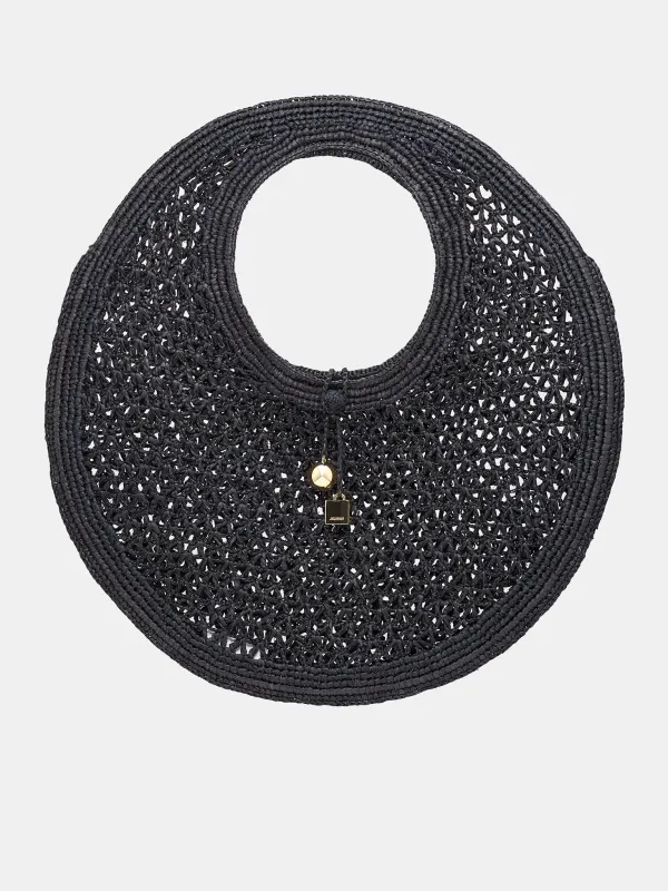 The Spiaggia Round Bag (243BA387-3219-BLACK) sold by lorenzo