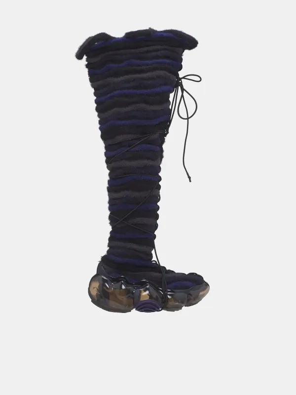 Moopie Strap Psykko Boots (MOOPIE-STRAP-PSYKKO-BLACK) sold by lorenzo