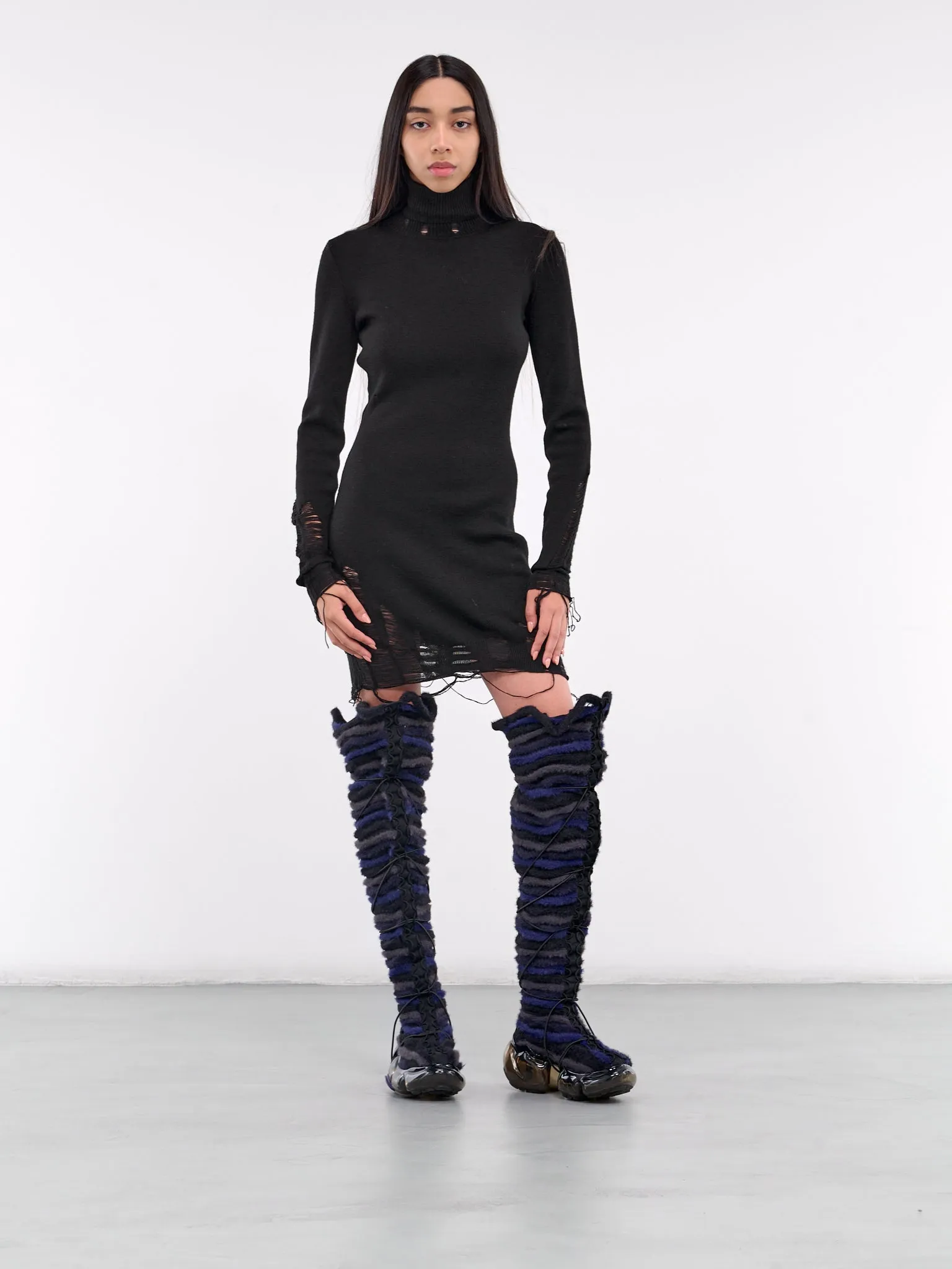 Moopie Strap Psykko Boots (MOOPIE-STRAP-PSYKKO-BLACK) sold by lorenzo product image thumbnail 5