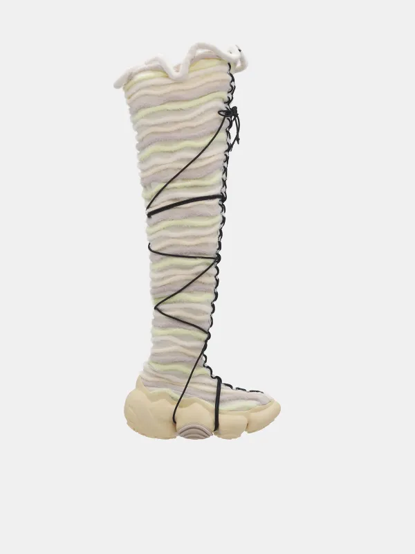 Moopie Strap Psykko Boots (MOOPIE-STRAP-PSYKKO-BEIGE) sold by lorenzo