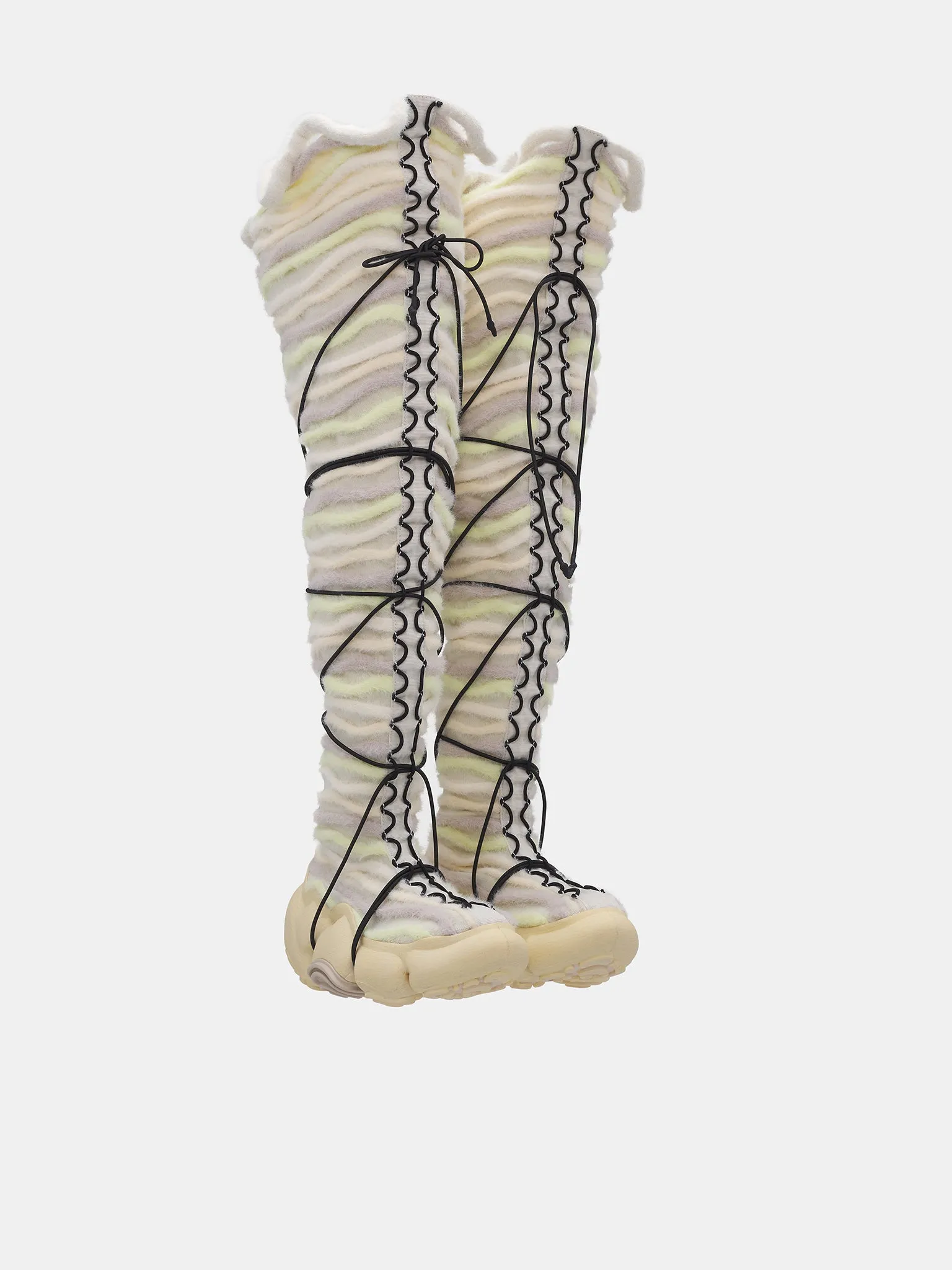 Moopie Strap Psykko Boots (MOOPIE-STRAP-PSYKKO-BEIGE) sold by lorenzo product image thumbnail 2