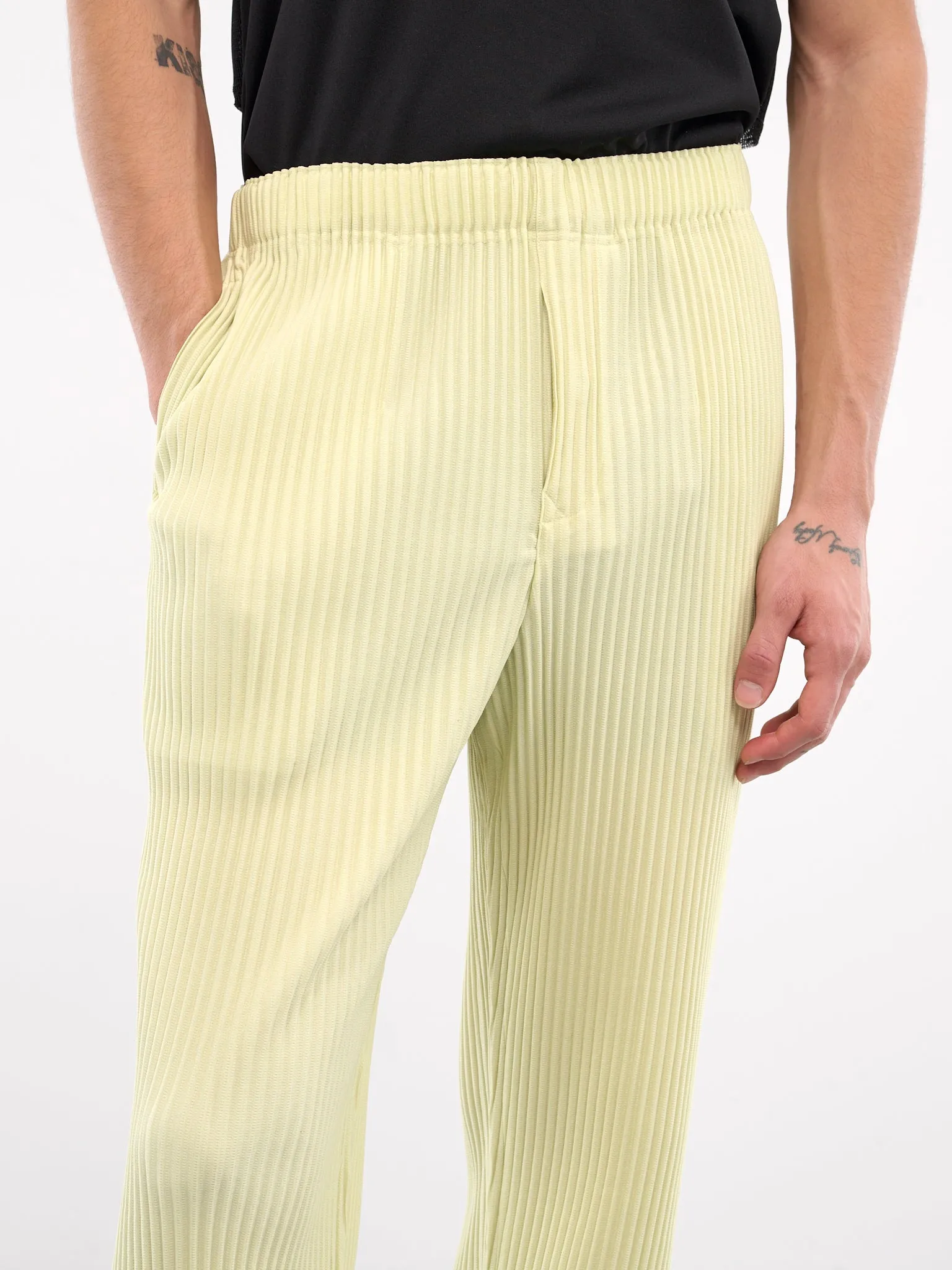 Monthly Color November Trousers (HP48JF124-61-OLIVE-SOUR-GREEN) sold by lorenzo product image thumbnail 5