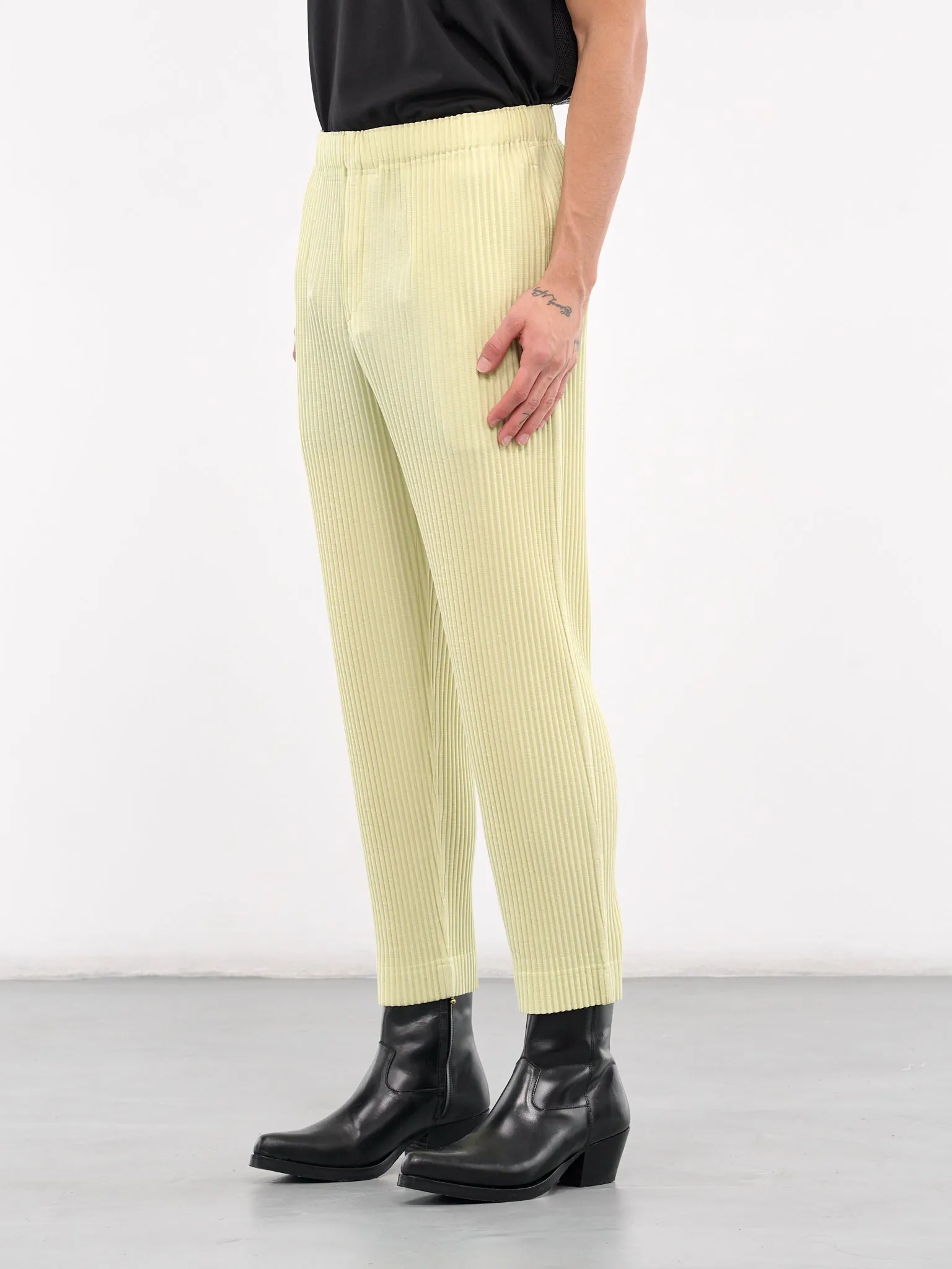 Monthly Color November Trousers (HP48JF124-61-OLIVE-SOUR-GREEN) sold by lorenzo product image thumbnail 2