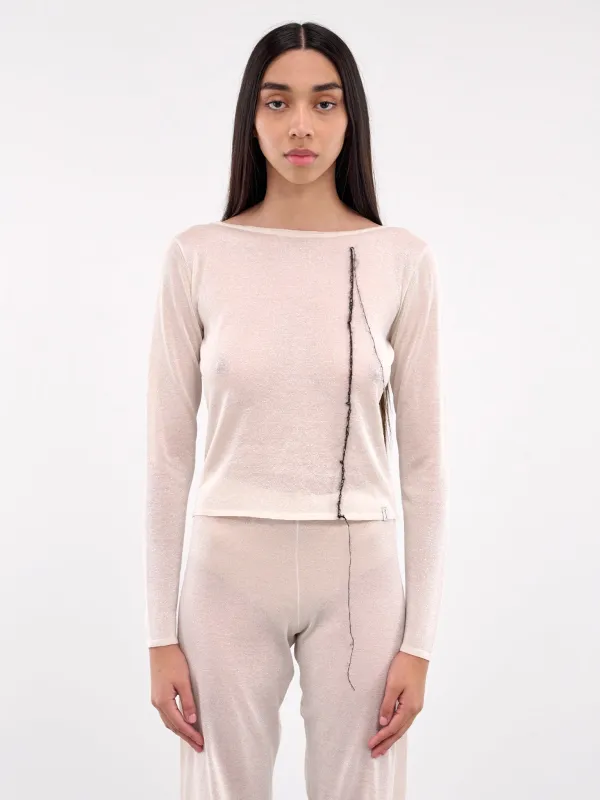 Treasure Long Sleeve (TREASURE-LONGSLEEVE-BEIGE) sold by lorenzo