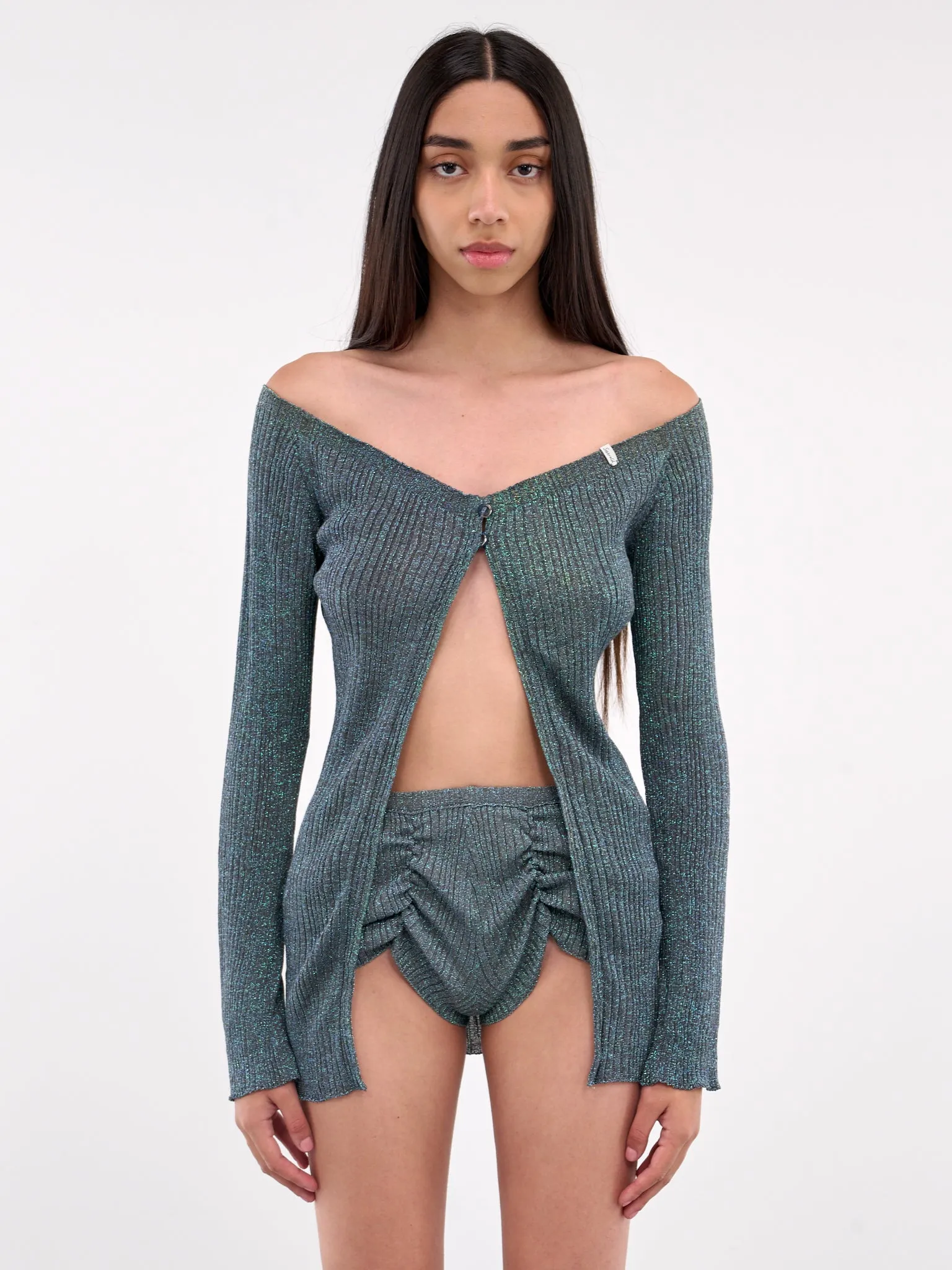 Seaweed Cardigan (SEAWEED-CARDIGAN-GREEN-STRICK) sold by lorenzo