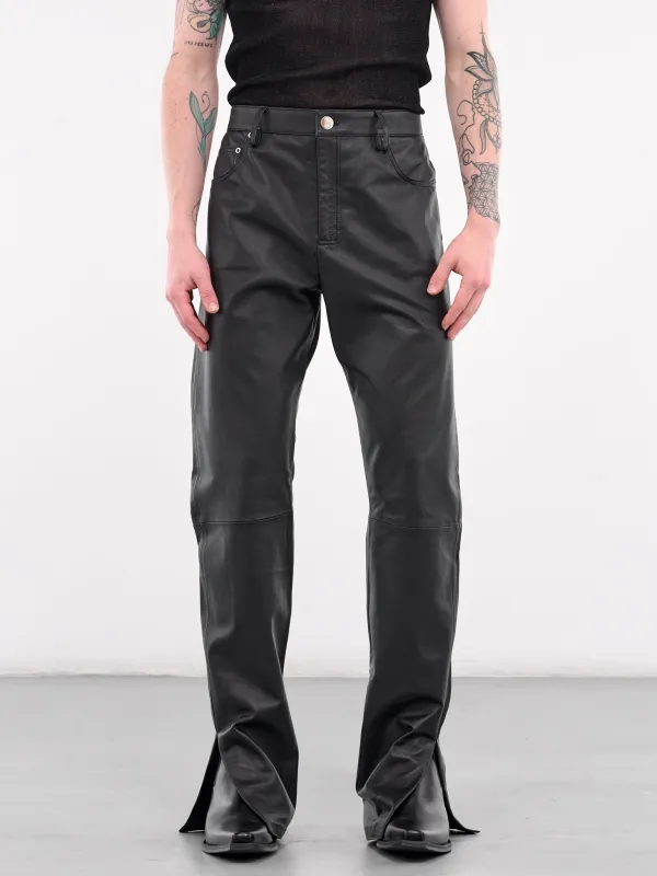 Candy Pants (PT011-M-LEA-BLACK) sold by lorenzo