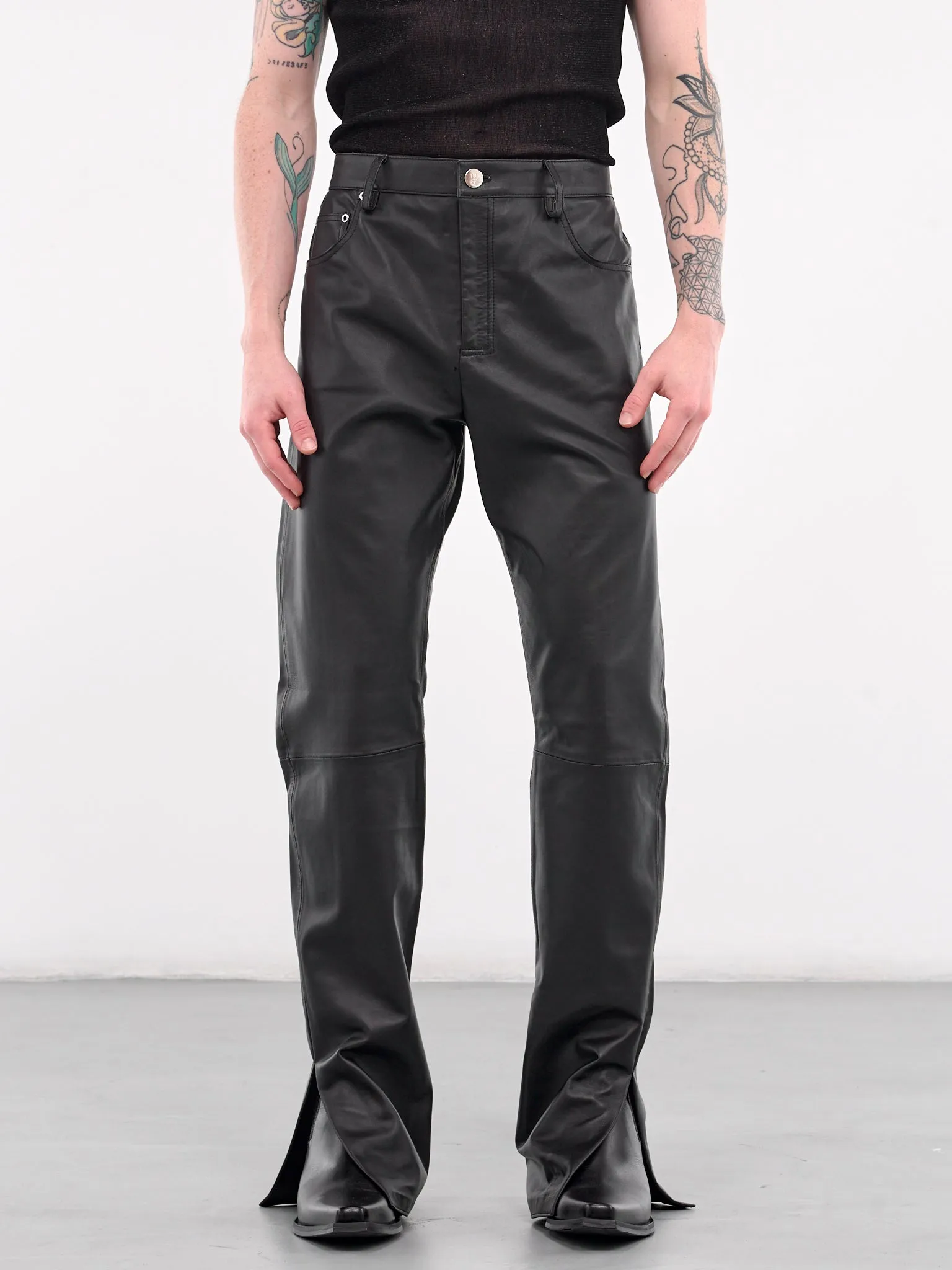 Candy Pants (PT011-M-LEA-BLACK) sold by lorenzo