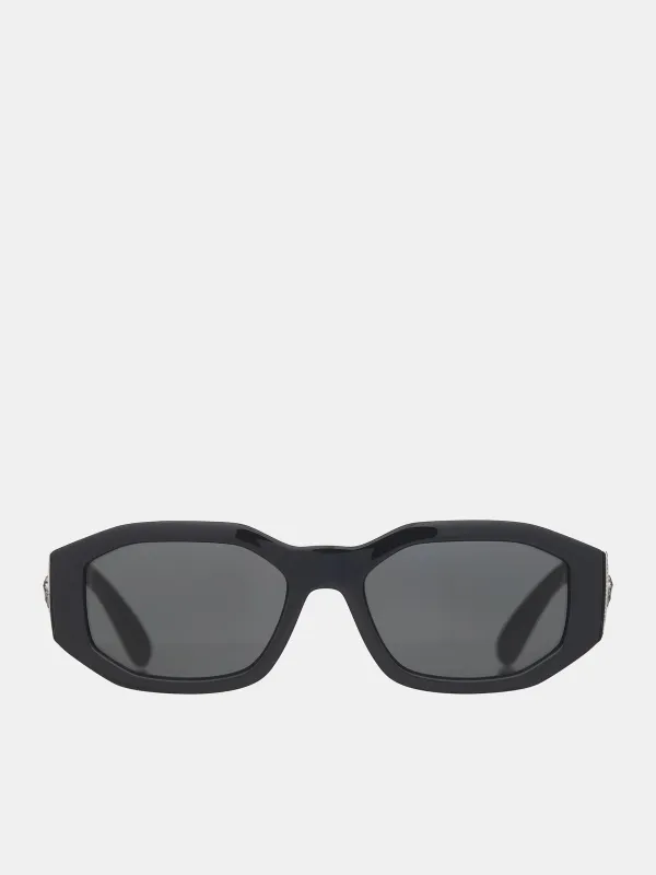 Medusa Biggie Sunglasses (0VE4361-BLACK-DARK-GREY) sold by lorenzo