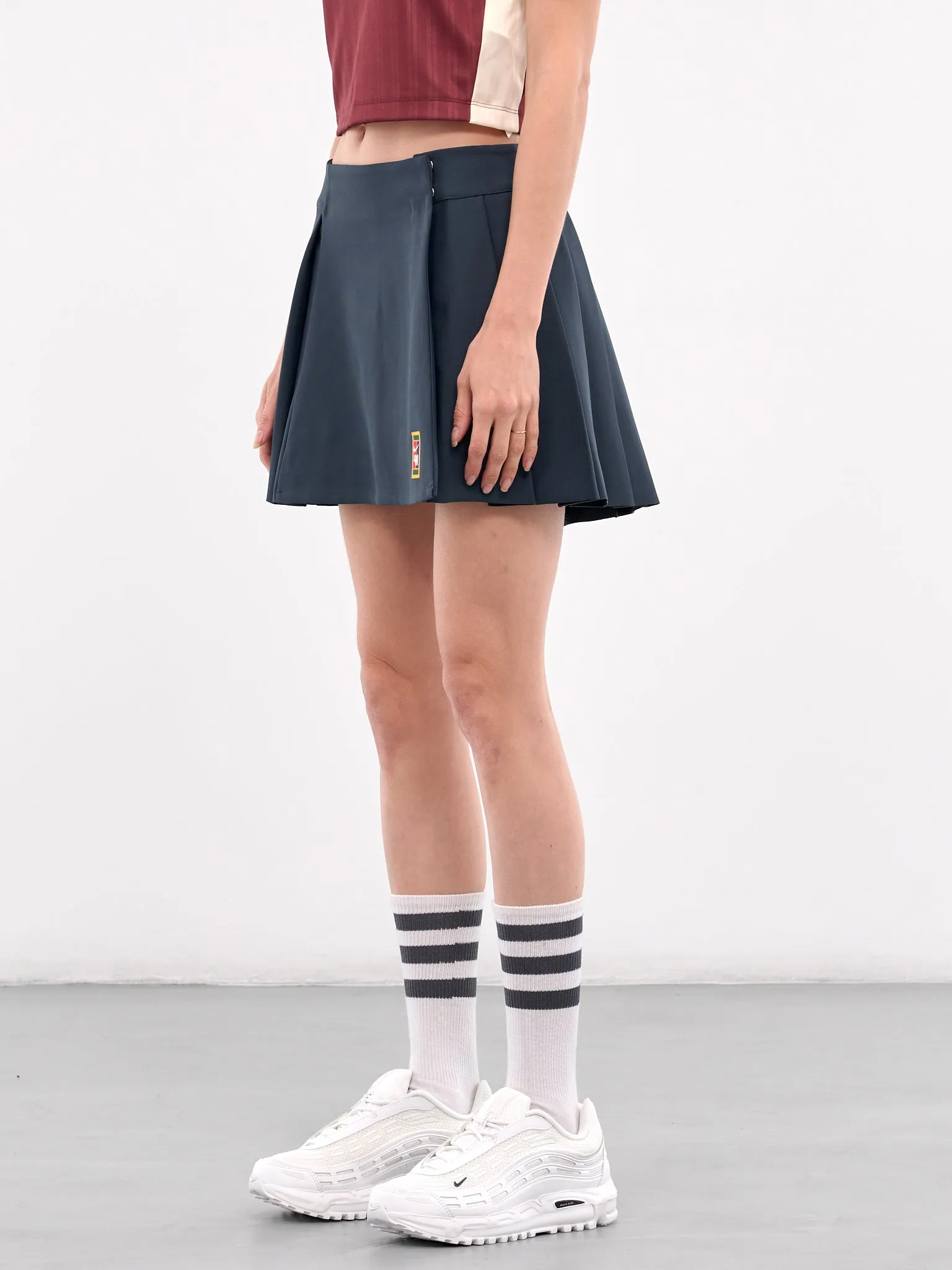 Yoon Mini Skirt (FZ0278-478-BLUE) sold by lorenzo product image thumbnail 2