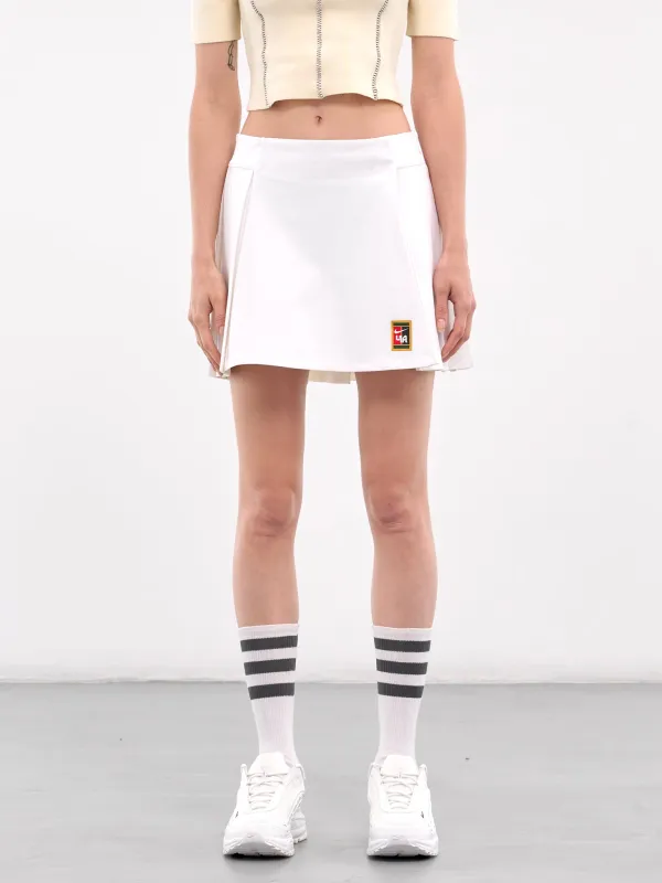 Yoon Mini Skirt (FZ0278-100-WHITE) made by Nike