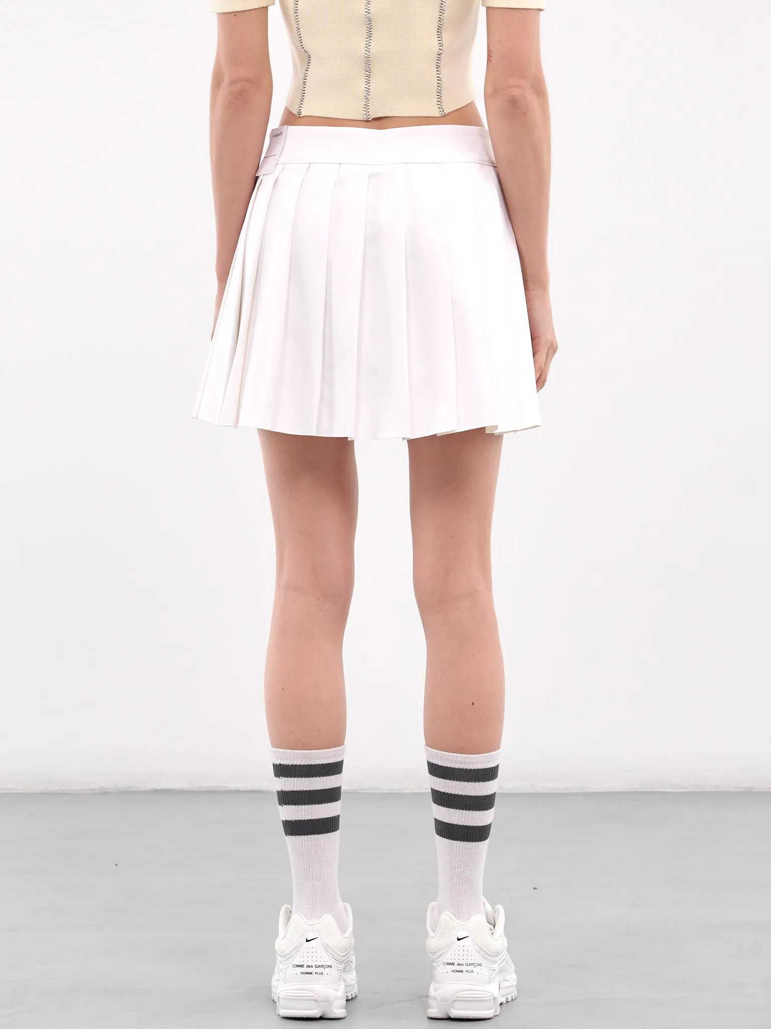 Yoon Mini Skirt (FZ0278-100-WHITE) sold by lorenzo product image thumbnail 3