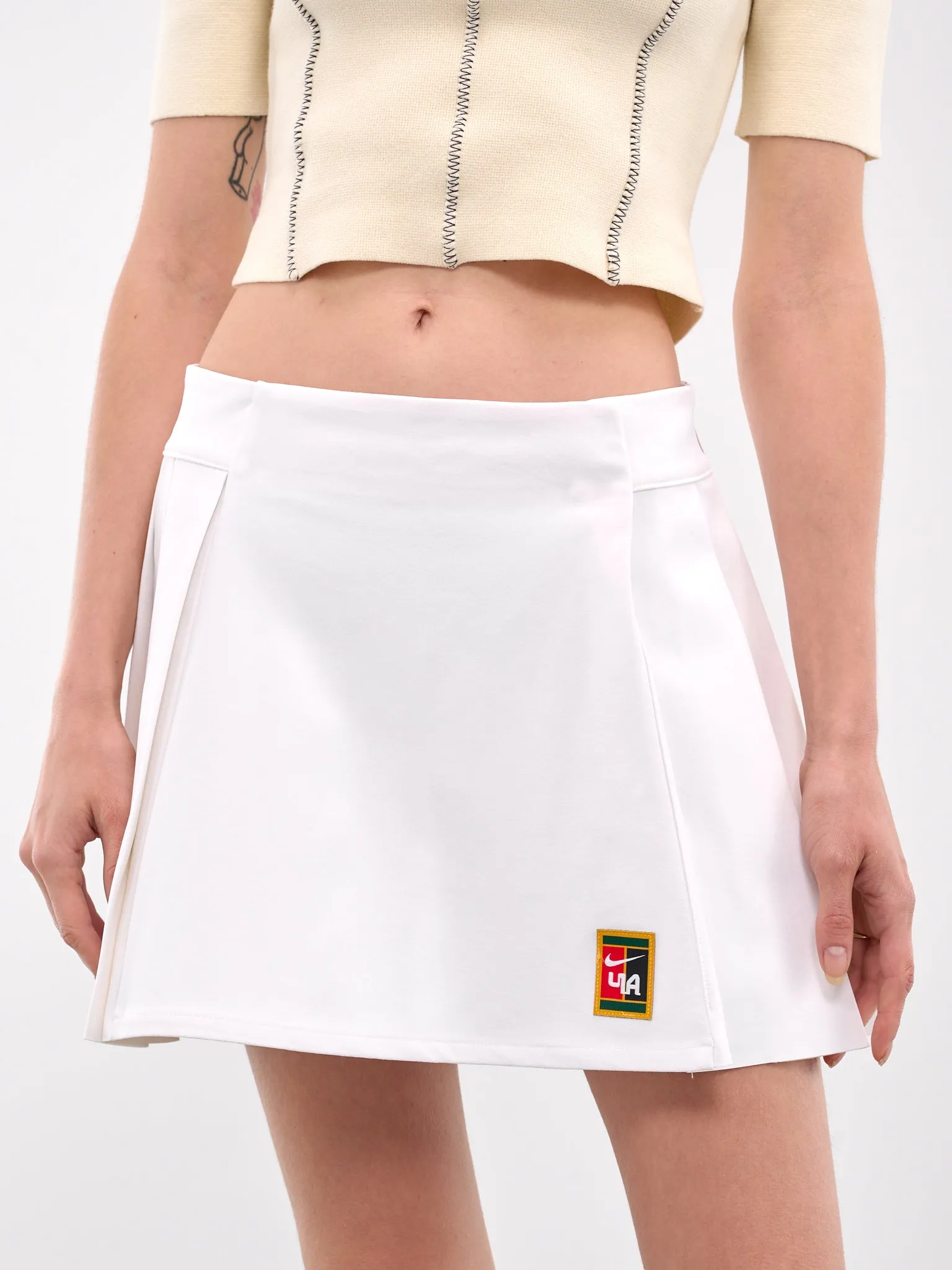 Yoon Mini Skirt (FZ0278-100-WHITE) sold by lorenzo product image thumbnail 4