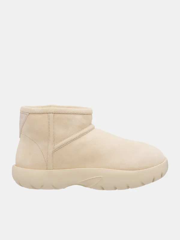 Snap Mini Ankle Boots (810717V1NY1-9793-PORRIDGE) sold by lorenzo