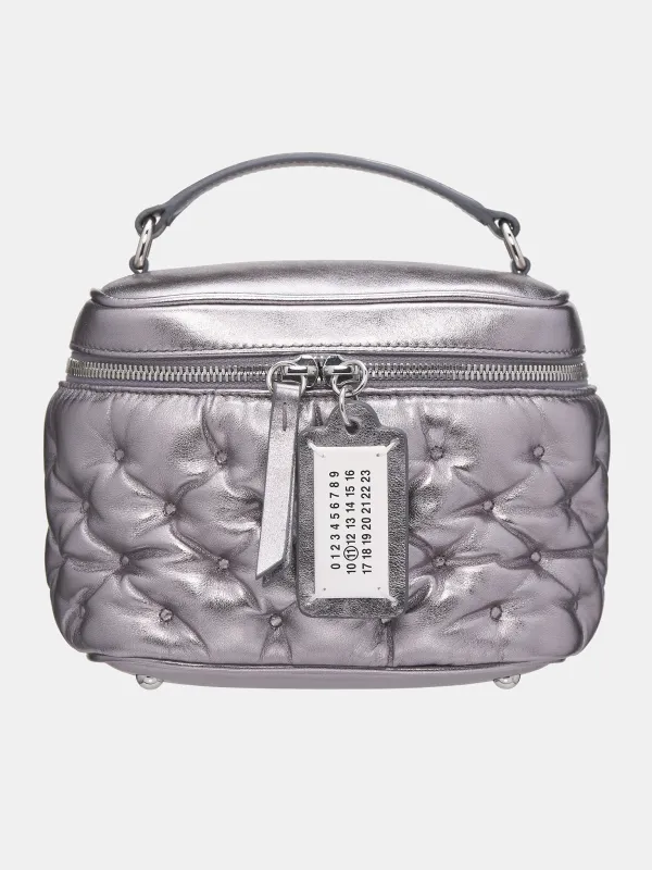 Glam Slam Vanity Bag (SB2WD0091-P6800-SILVER) sold by lorenzo