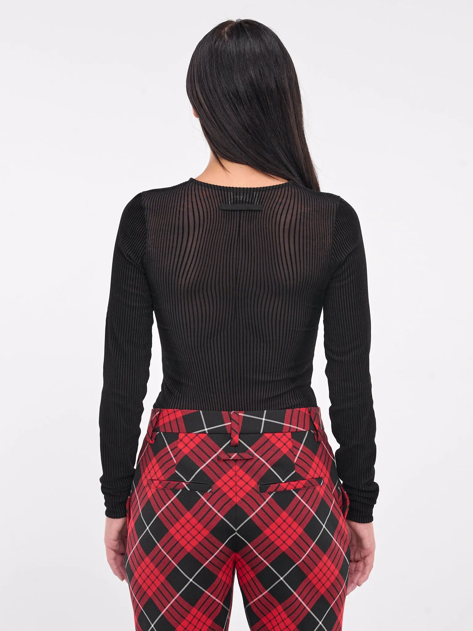 The Morphing Pinstripes Top (24-31-F-TO230-T570-BLACK) sold by lorenzo product image thumbnail 3