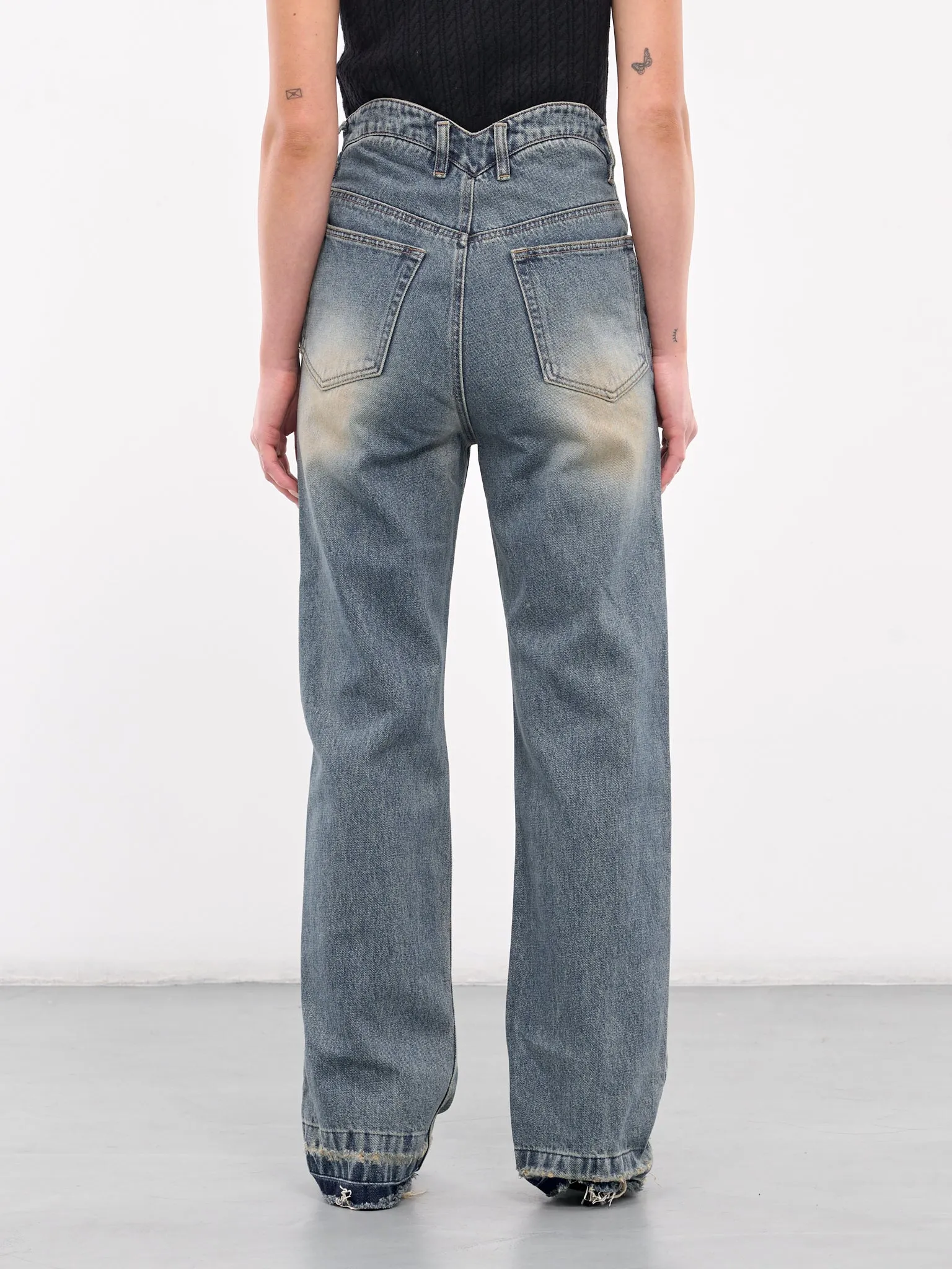 Heart-Shaped Jeans (DP3-24-323-W-BLUE) sold by lorenzo product image thumbnail 3