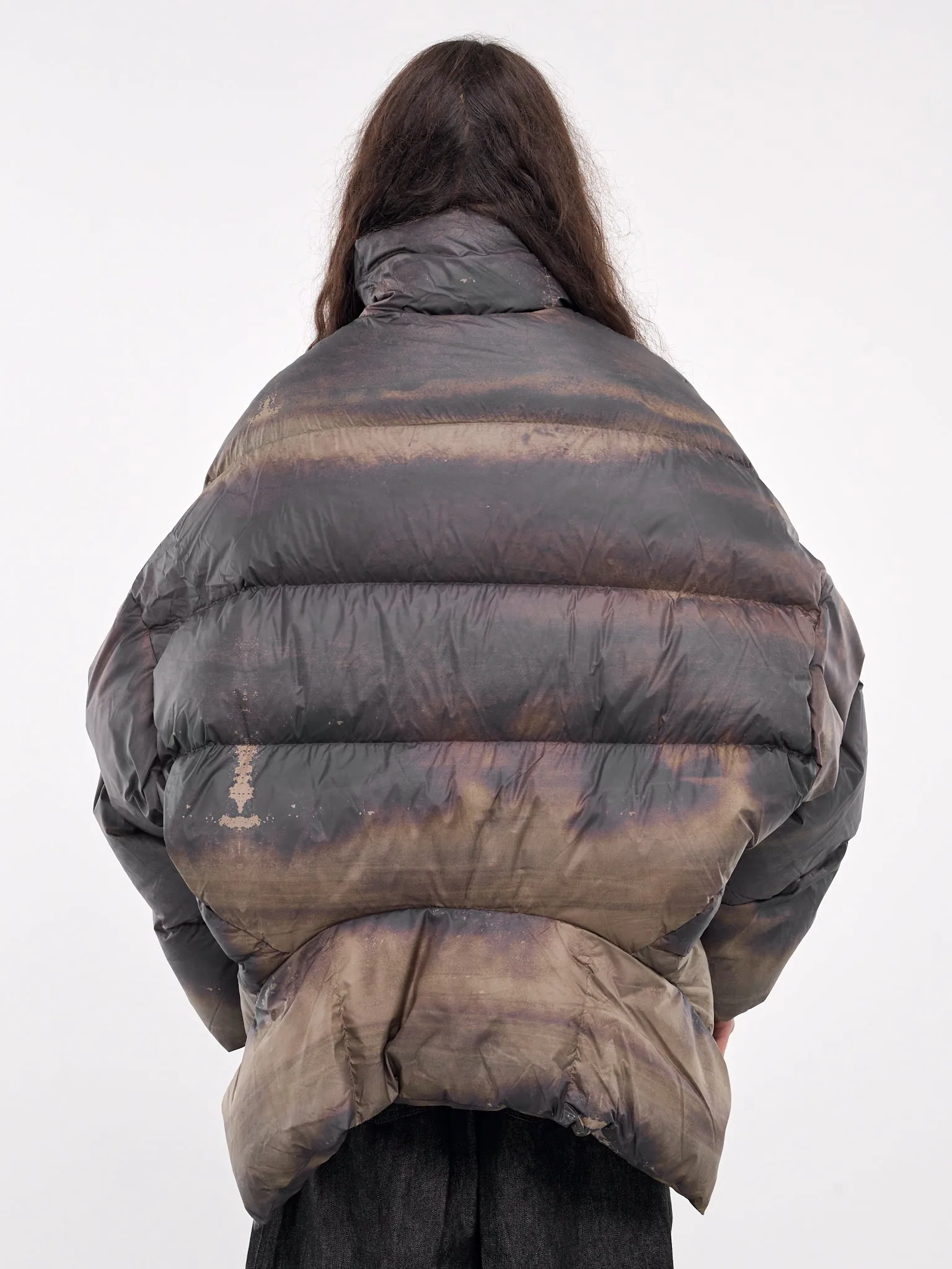 Printed Down Jacket (FUF18JK16-BROWN) sold by lorenzo product image thumbnail 3