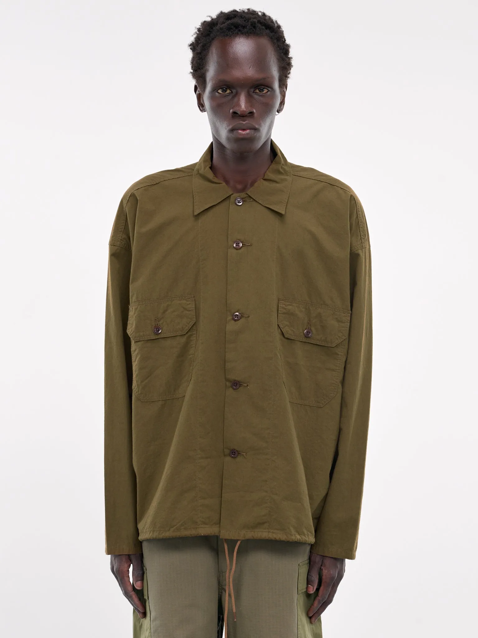 Cotton-Wool Deck Shirt (S24FG009U-COYOTE) sold by lorenzo