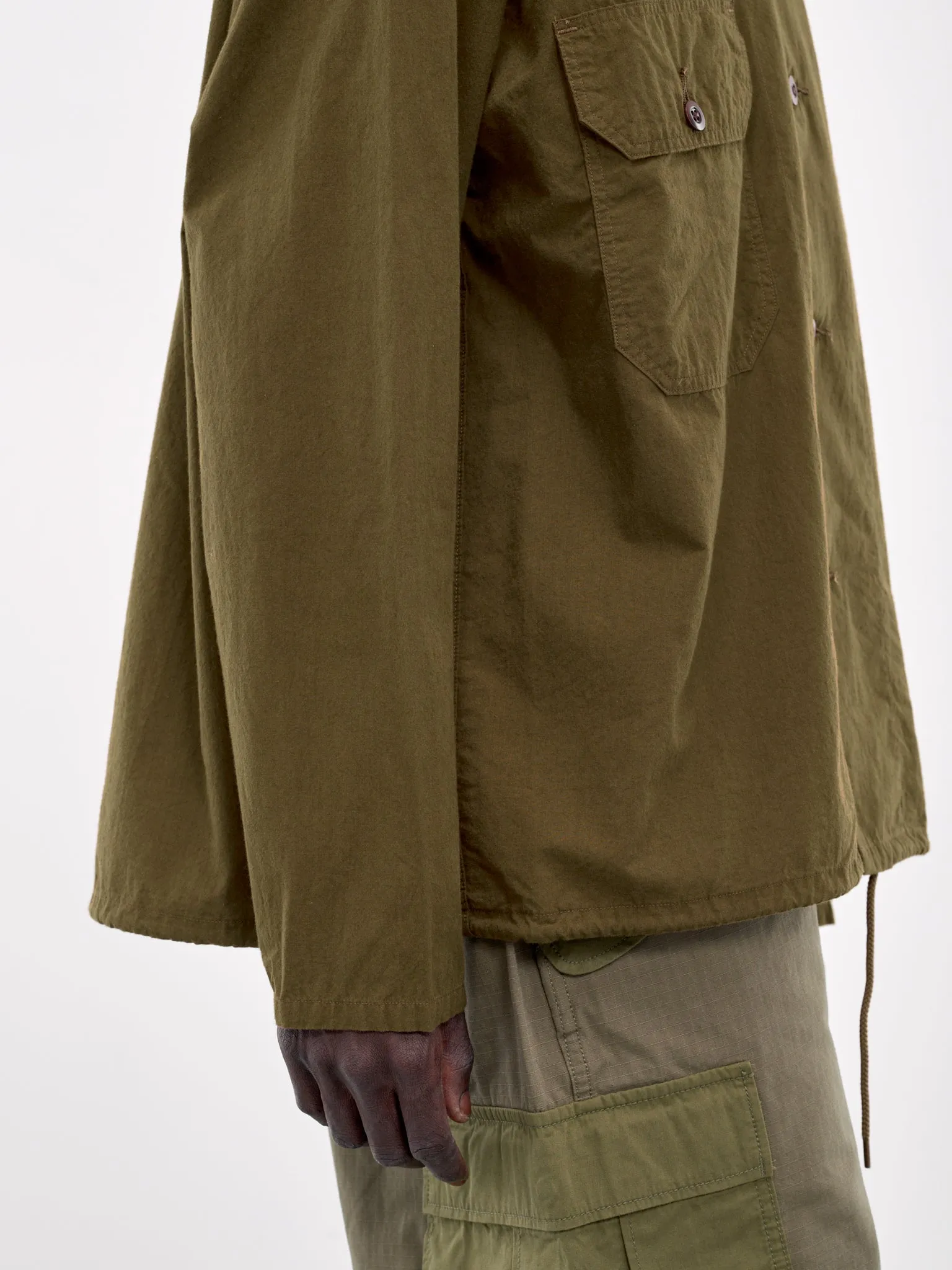 Cotton-Wool Deck Shirt (S24FG009U-COYOTE) sold by lorenzo product image thumbnail 5