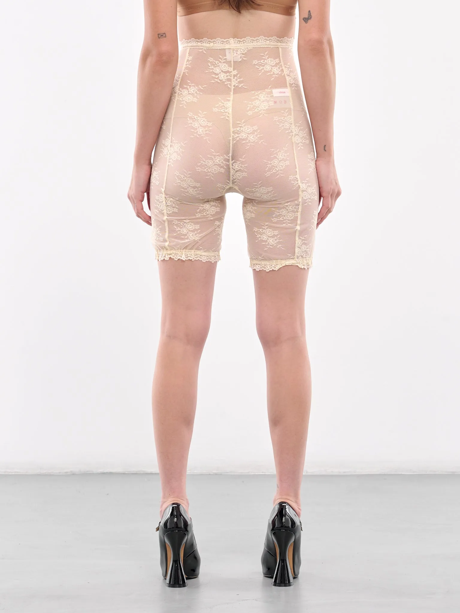 Lace Biker Shorts (00TR03-IVORY) sold by lorenzo product image thumbnail 3
