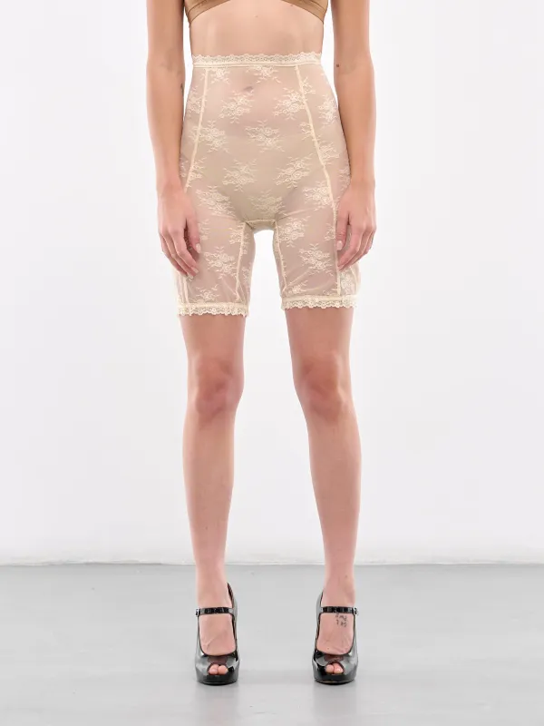 Lace Biker Shorts (00TR03-IVORY) sold by lorenzo