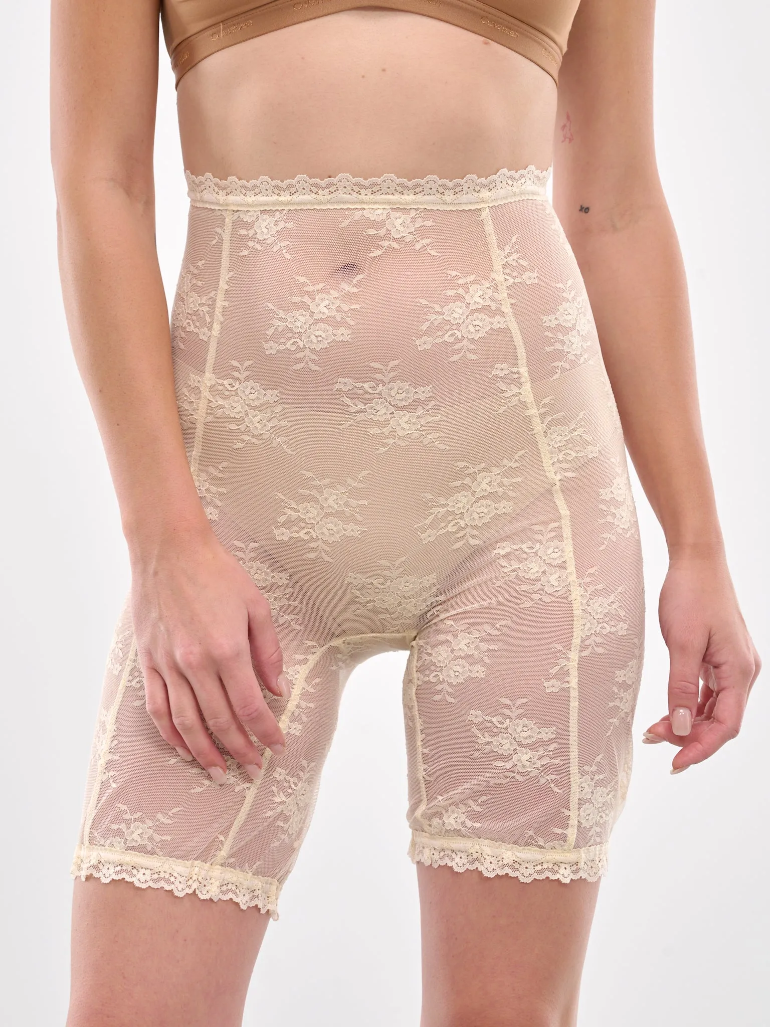 Lace Biker Shorts (00TR03-IVORY) sold by lorenzo product image thumbnail 5