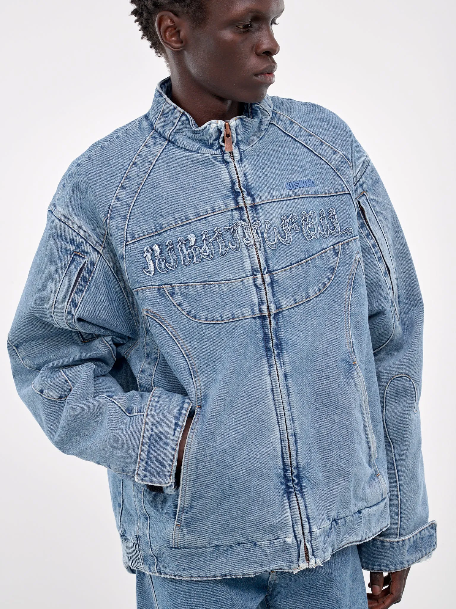 Rider Denim Jacket (KUF4MJ03AP-TE427-BLUE) sold by lorenzo product image thumbnail 5