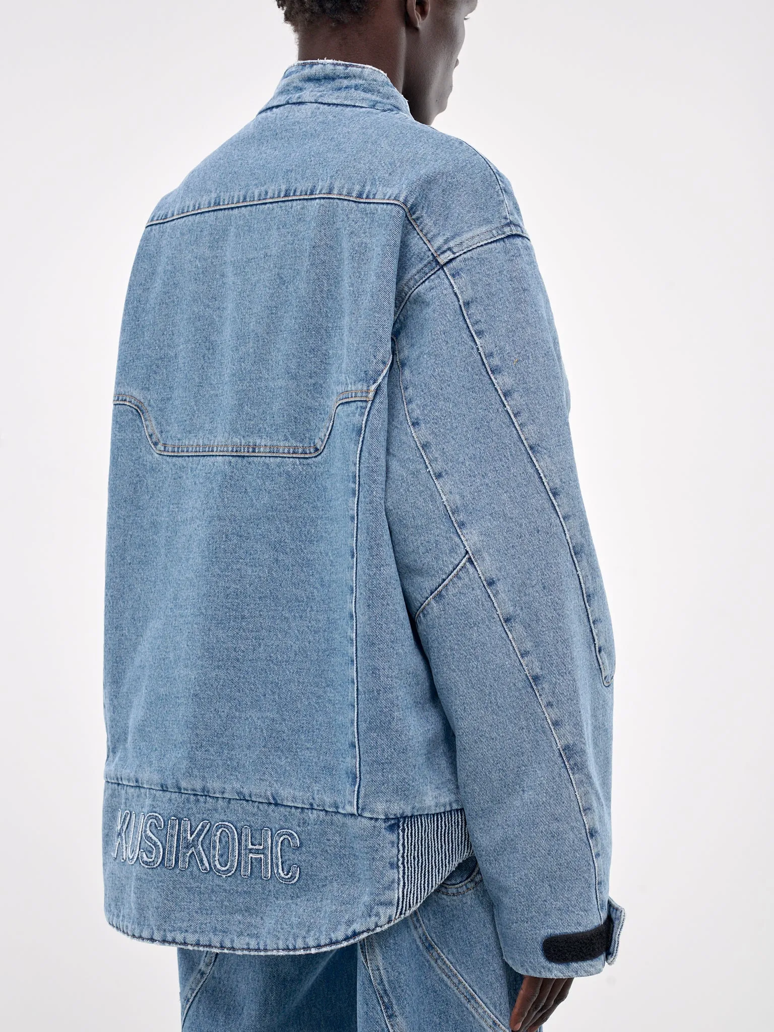 Rider Denim Jacket (KUF4MJ03AP-TE427-BLUE) sold by lorenzo product image thumbnail 4