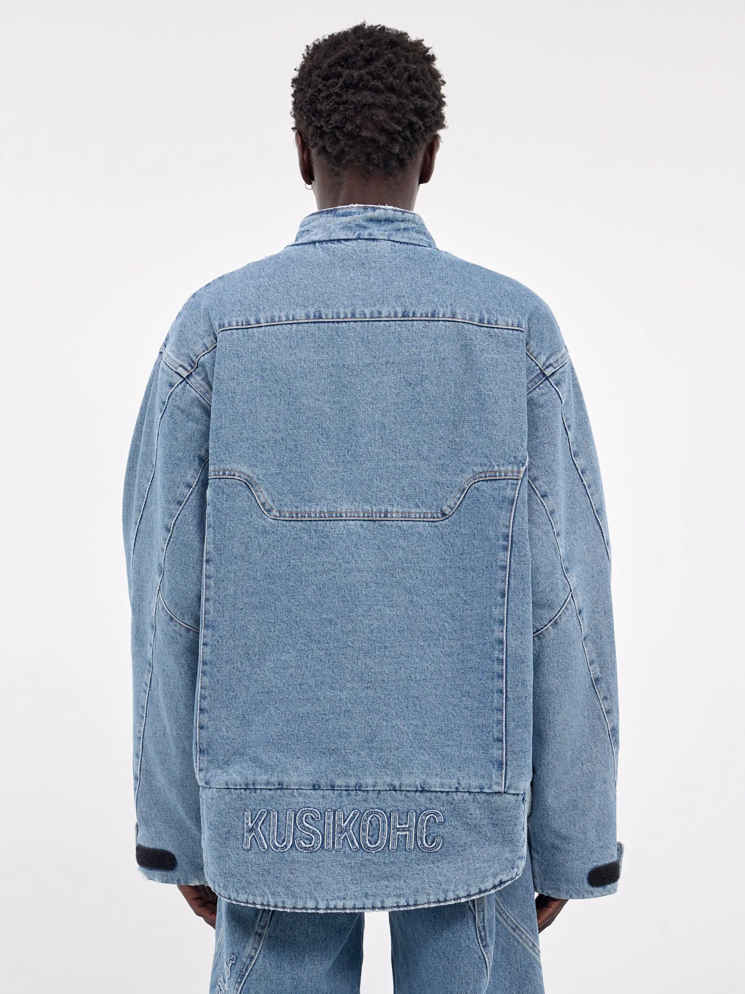 Rider Denim Jacket (KUF4MJ03AP-TE427-BLUE) sold by lorenzo product image thumbnail 3