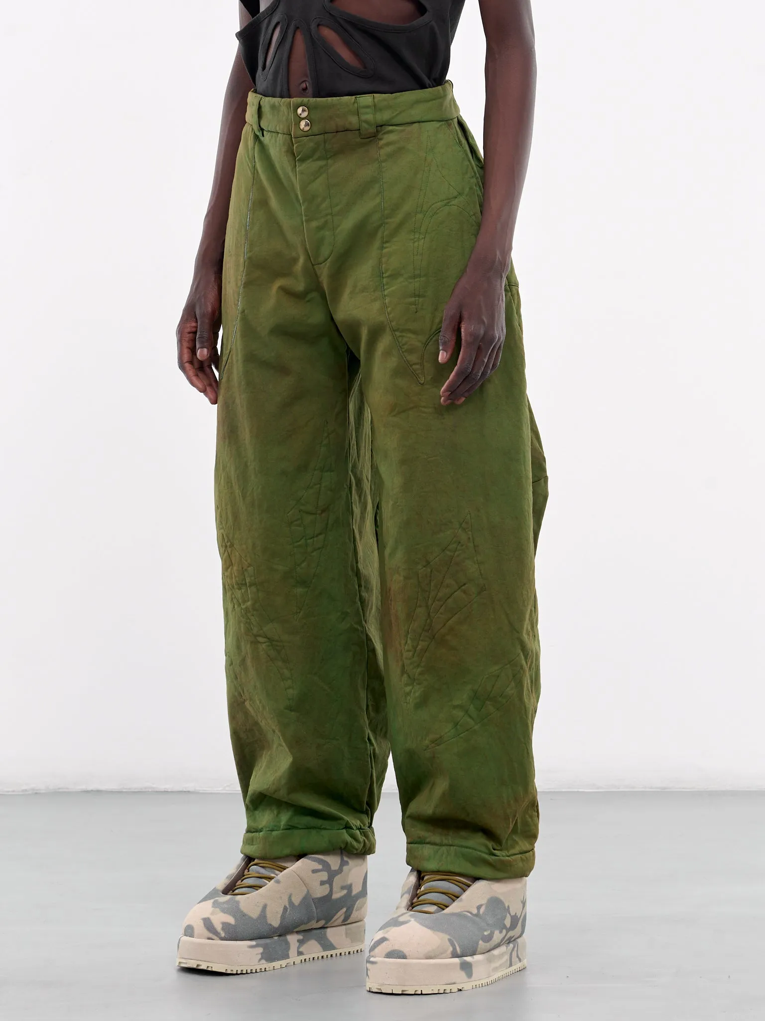 Dinosaur Pants (N-PANT-DINOSAUR-GREEN) sold by lorenzo product image thumbnail 2
