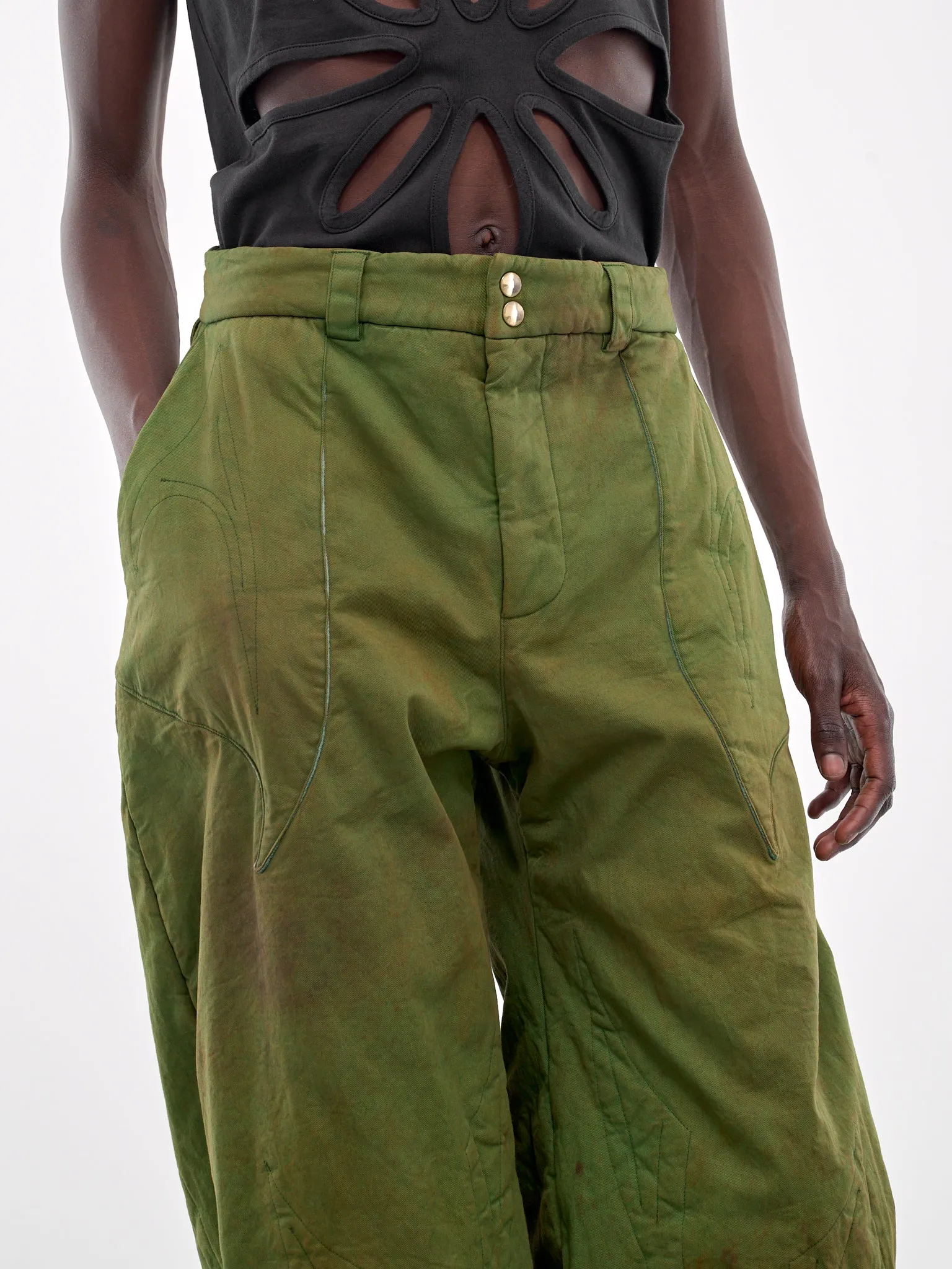 Dinosaur Pants (N-PANT-DINOSAUR-GREEN) sold by lorenzo product image thumbnail 4