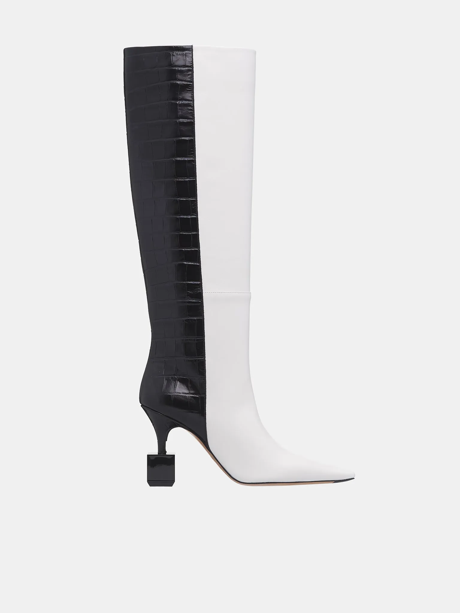 The Bisou Boots (243FO150-4301-BLACK-WHITE) sold by lorenzo