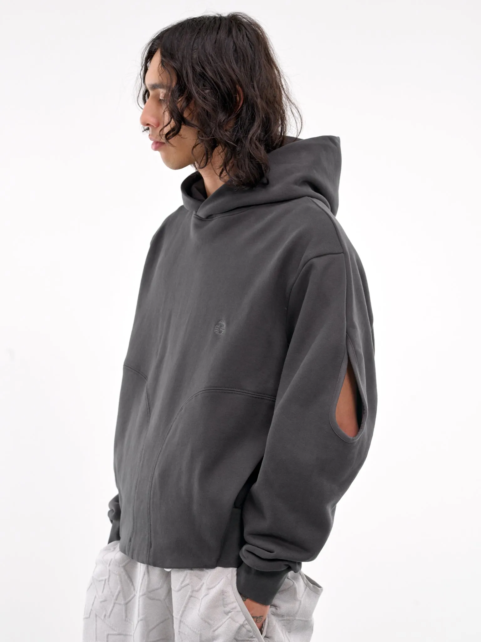 Novak Stadium Hoodie (PTKNSH01B-DARK-GREY) sold by lorenzo product image thumbnail 5