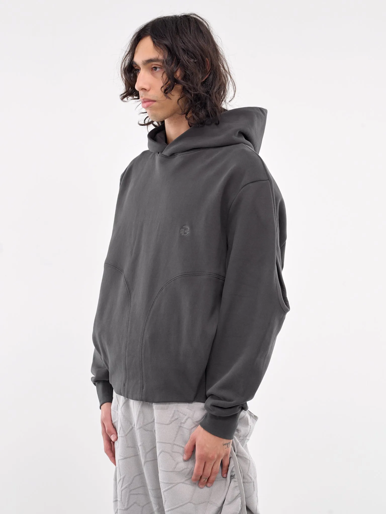 Novak Stadium Hoodie (PTKNSH01B-DARK-GREY) sold by lorenzo product image thumbnail 2