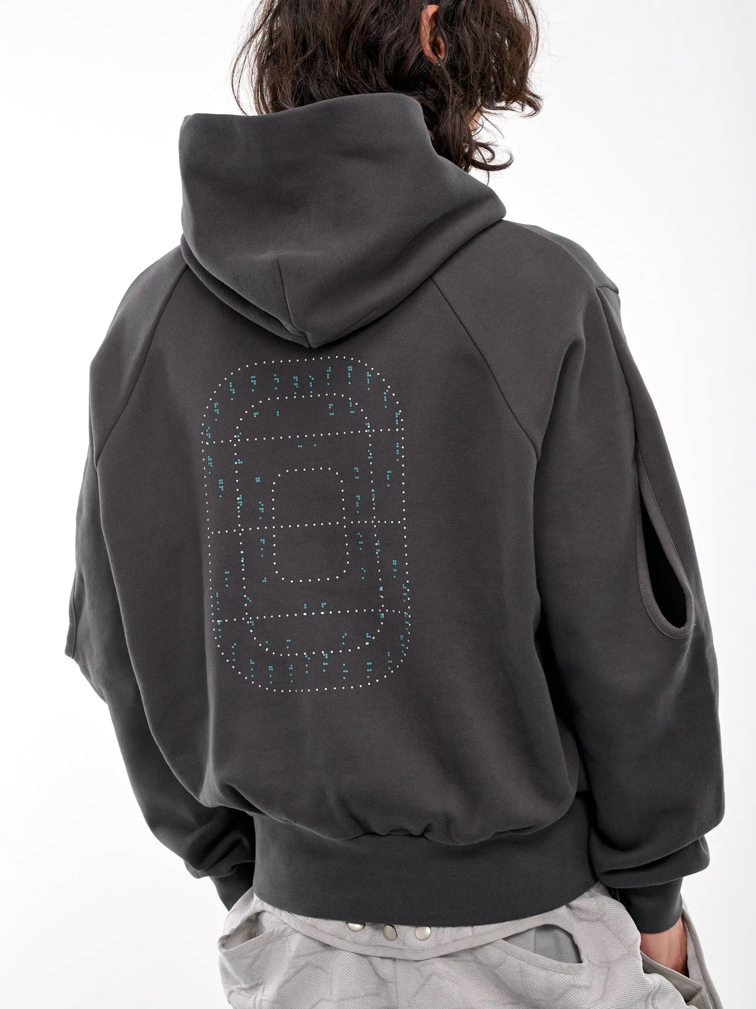 Novak Stadium Hoodie (PTKNSH01B-DARK-GREY) sold by lorenzo product image thumbnail 4