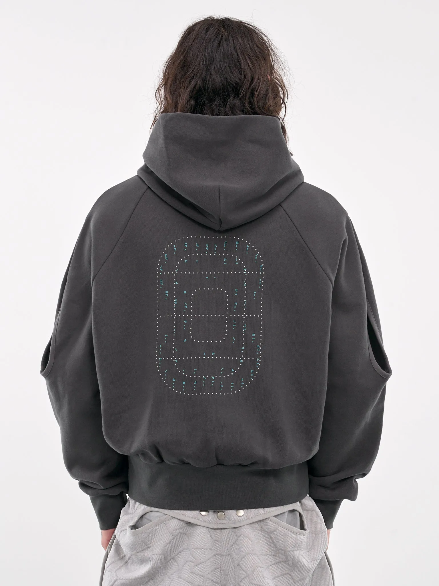 Novak Stadium Hoodie (PTKNSH01B-DARK-GREY) sold by lorenzo product image thumbnail 3